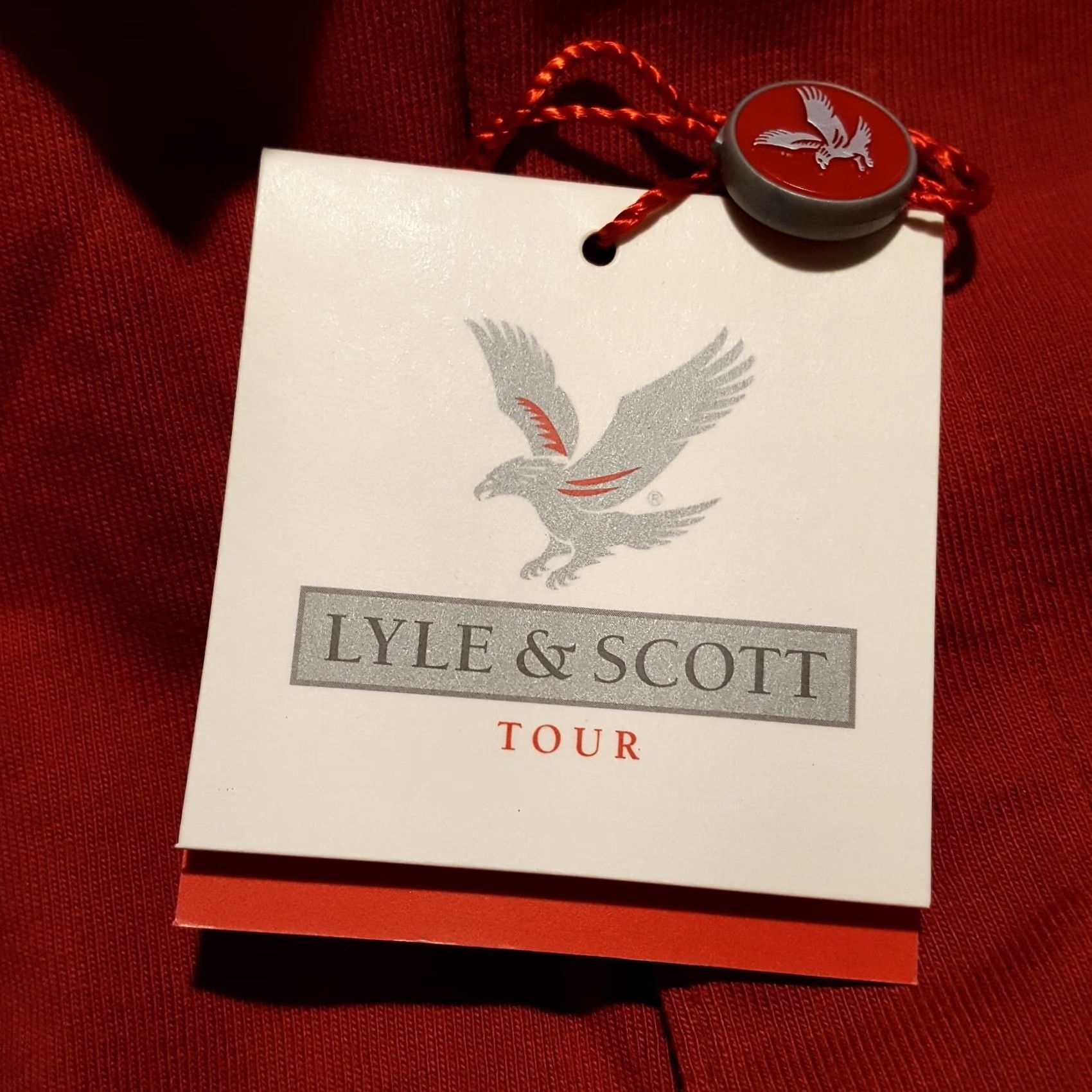 Lyle & Scott VINTAGE Lyle & Scott Golf Red Men's Size L Polo Shirt Short Sleeve Casual Shirt Polo Size US L / EU 52-54 / 3 - 5 Thumbnail