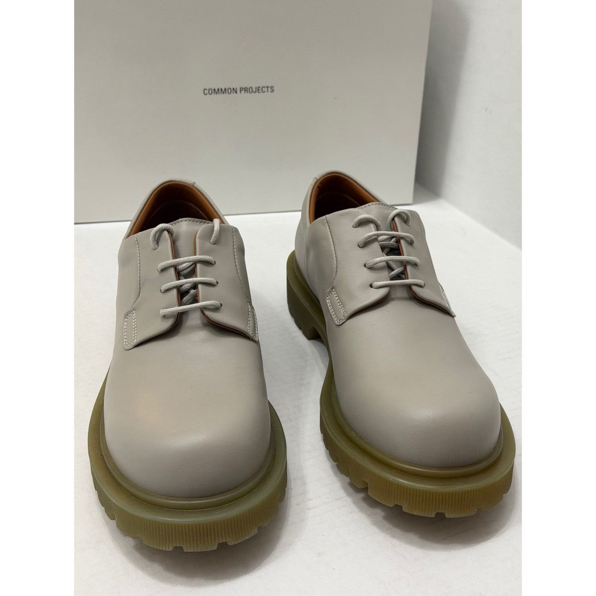Common Projects COMMOM PROJECTS GREY DERBY WITH SUPER SOLE Size US 9 / EU 42 - 12 Thumbnail