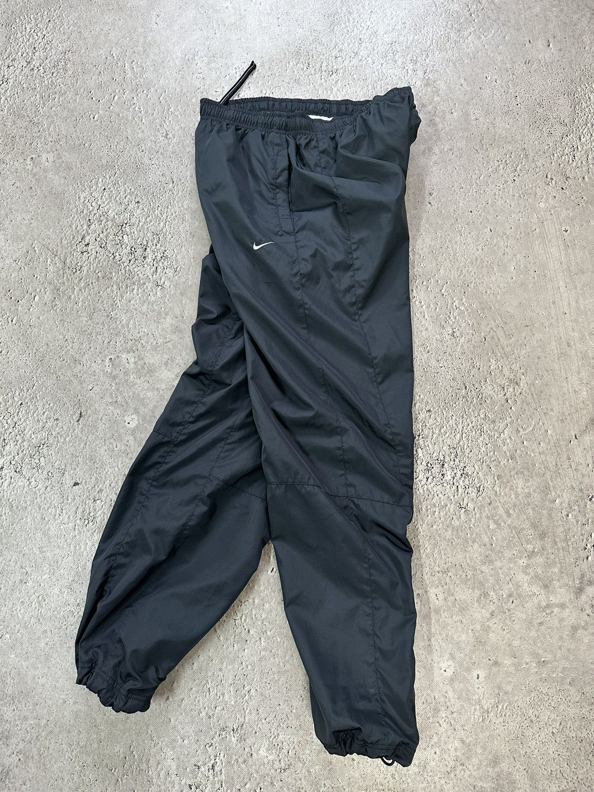 Nike × Vintage Vintage Y2K Nike Nylon Drill Track Pants Logo Embroidered Size US 33 - 4 Thumbnail