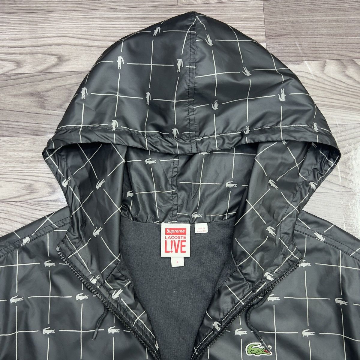 Lacoste × Supreme Supreme x Lacoste Reflective Grid Nylon Jacket Size US M / EU 48-50 / 2 - 5 Thumbnail