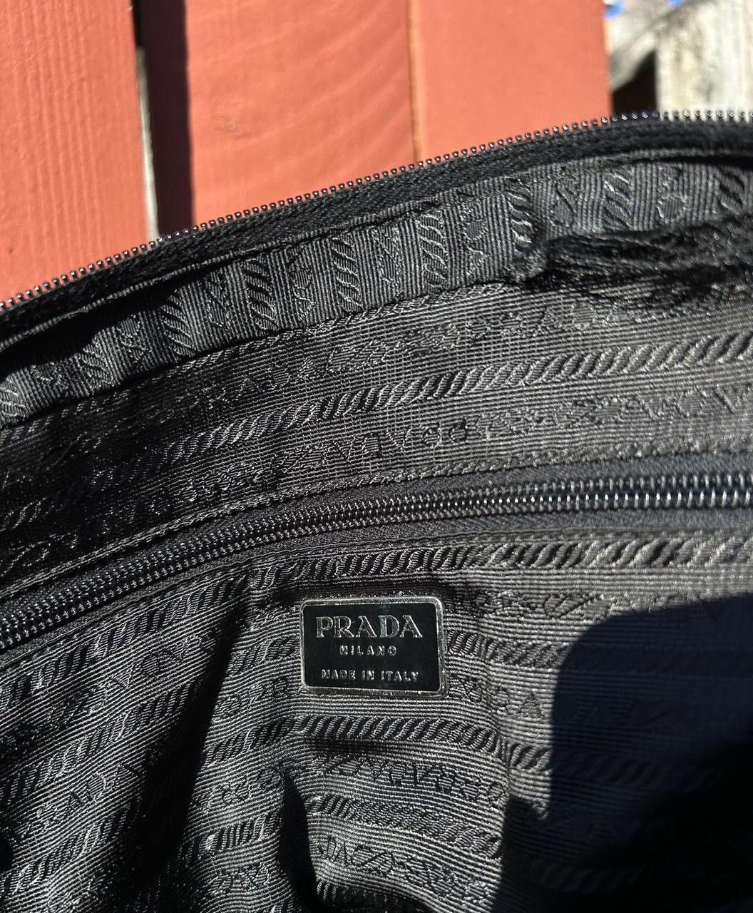 Prada 90’s Prada Wool / Leather Hand Bag Size ONE SIZE - 6 Thumbnail
