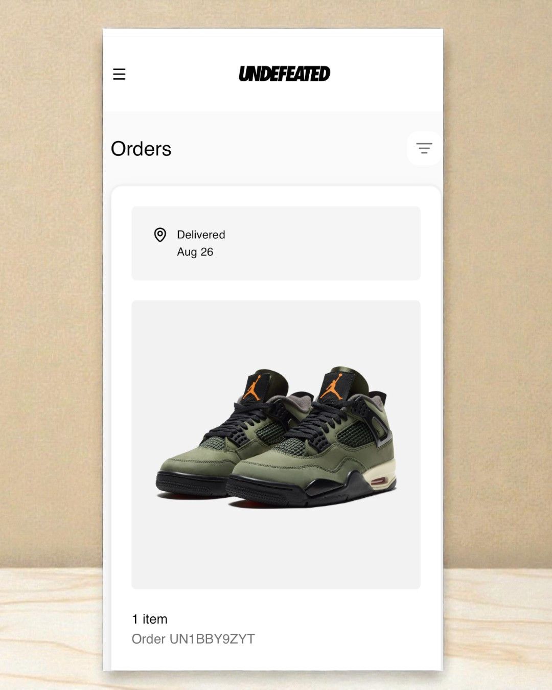 Underated Air Jordan 4 Retro OG SP Undefeated Size US 11 / EU 44 - 6 Thumbnail