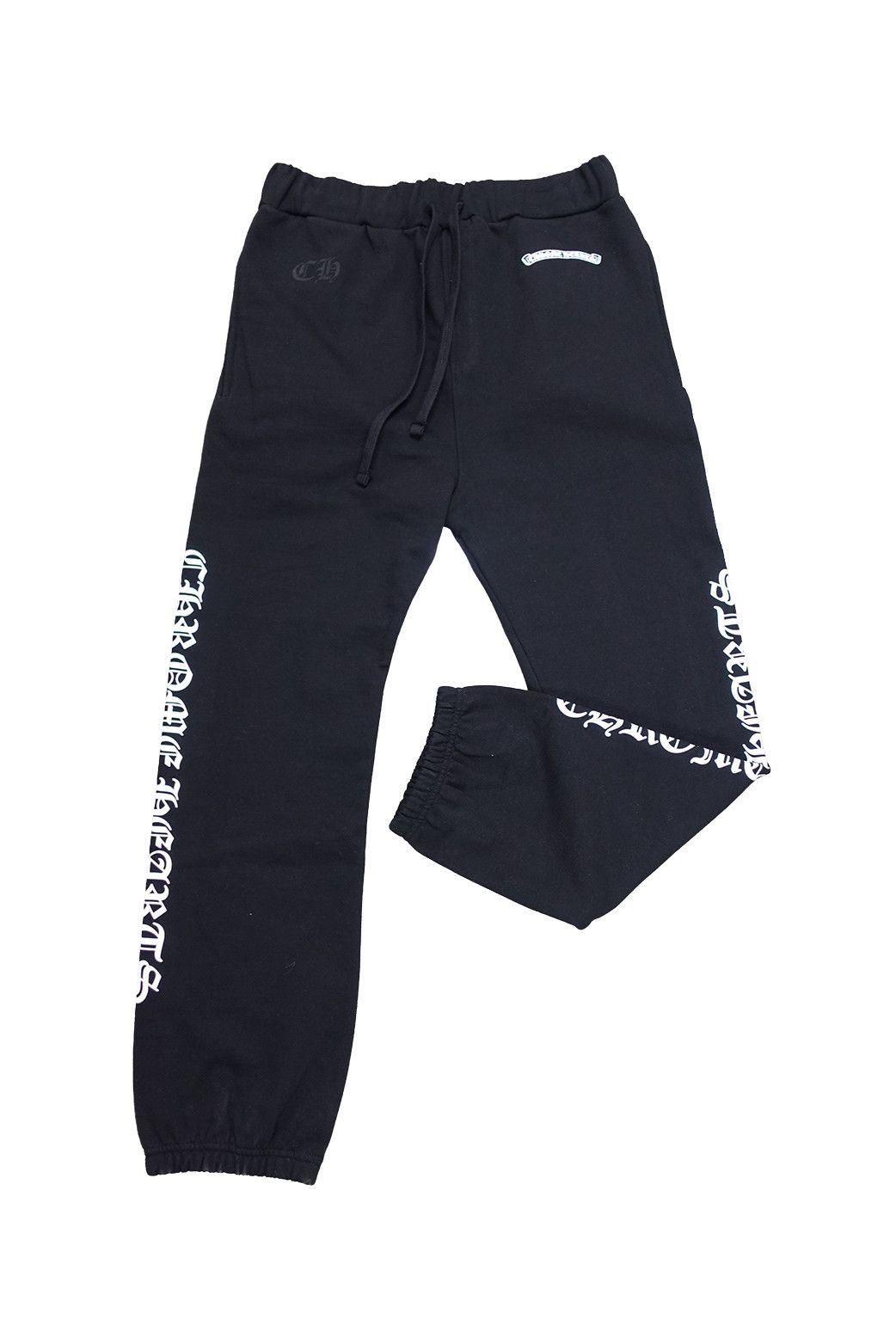Chrome Hearts CHROME HEARTS SCROLL SWEATPANTS BLACK WHITE Size US 36 / EU 52 - 1 Thumbnail