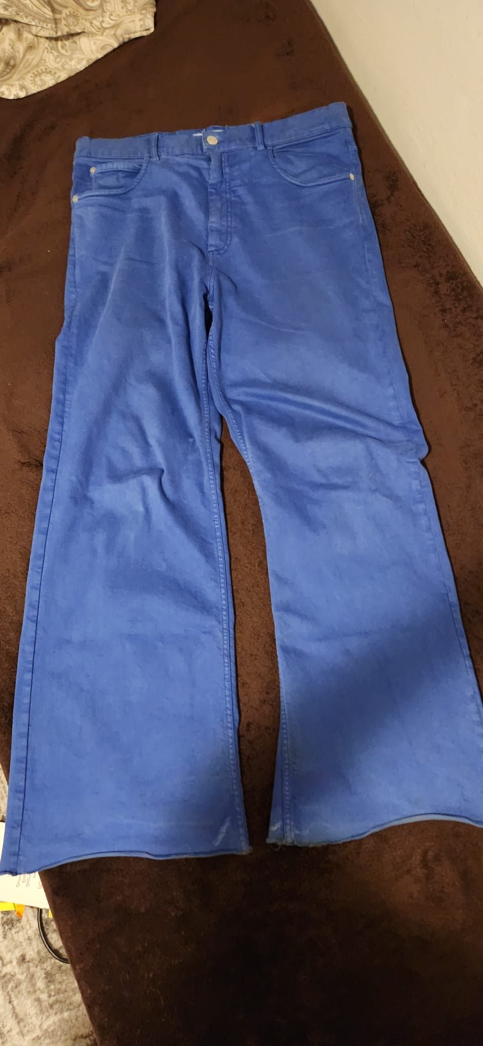 Marni Marni Blue Flared Pants Size US 33 - 2 Thumbnail