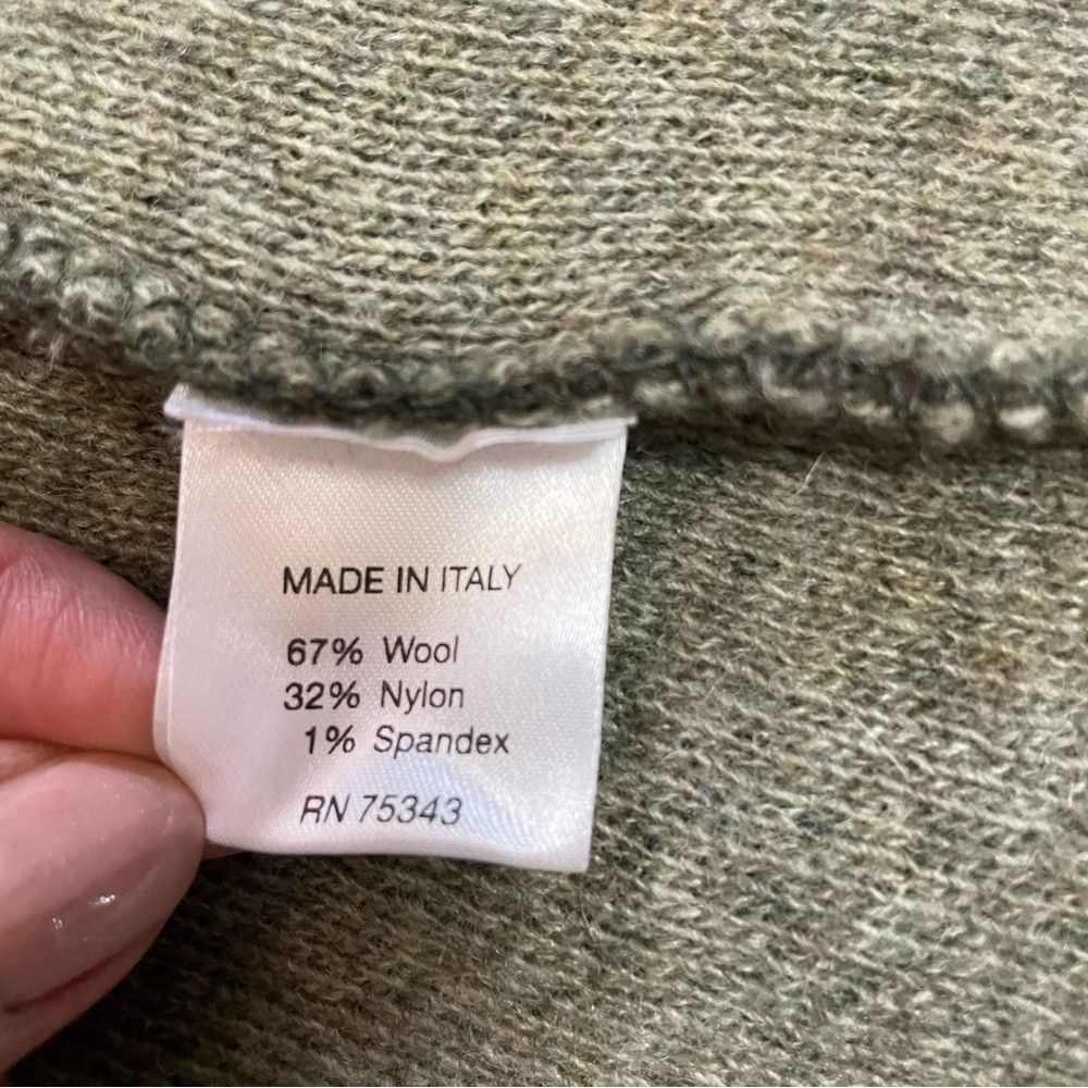 Other Mary Made in Italy Wool Khaki Military Jacket Cardigan Size Size S / US 4 / IT 40 - 8 Thumbnail