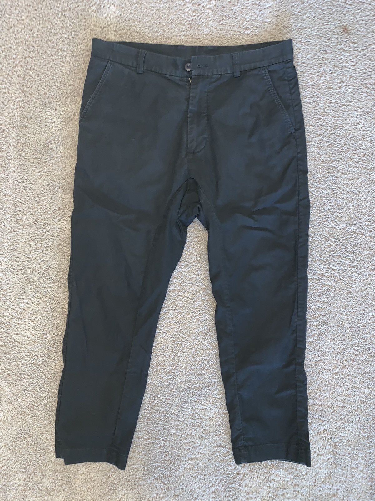 Perks And Mini P.A.M.©️ CROPPED DROP CROTCH DENIM PANTS WITH CARGO POCKET Size US 32 / EU 48 - 1 Thumbnail