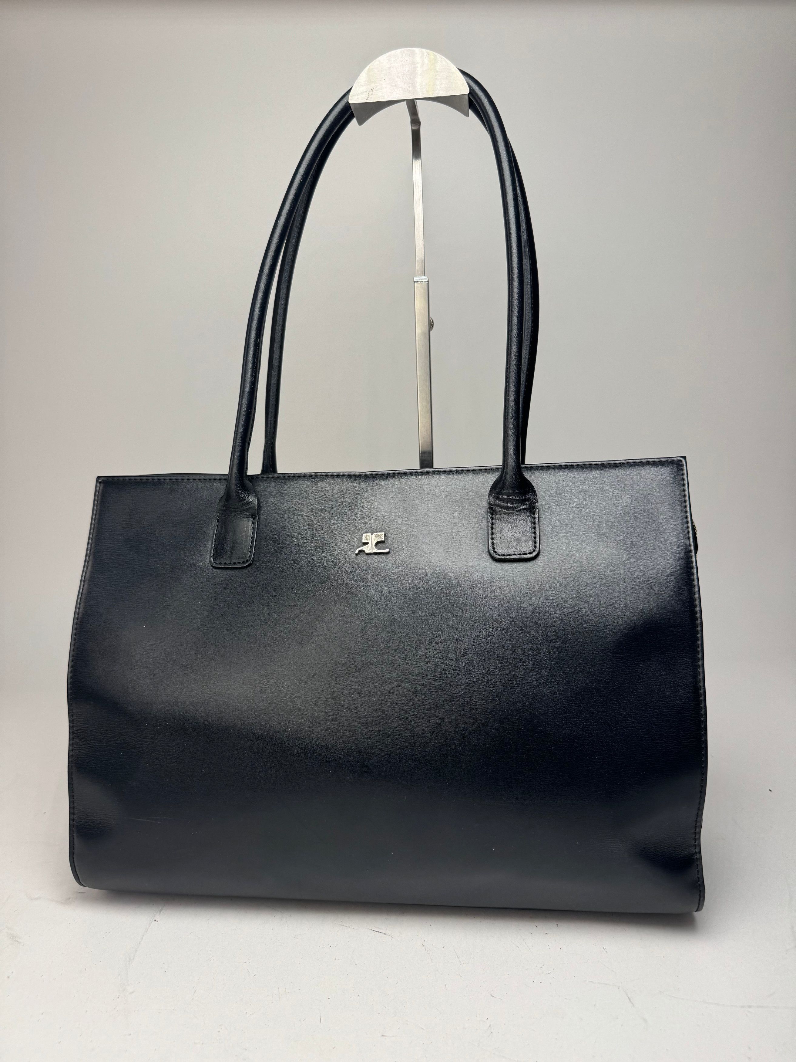 Vintage Leather Handbag Black