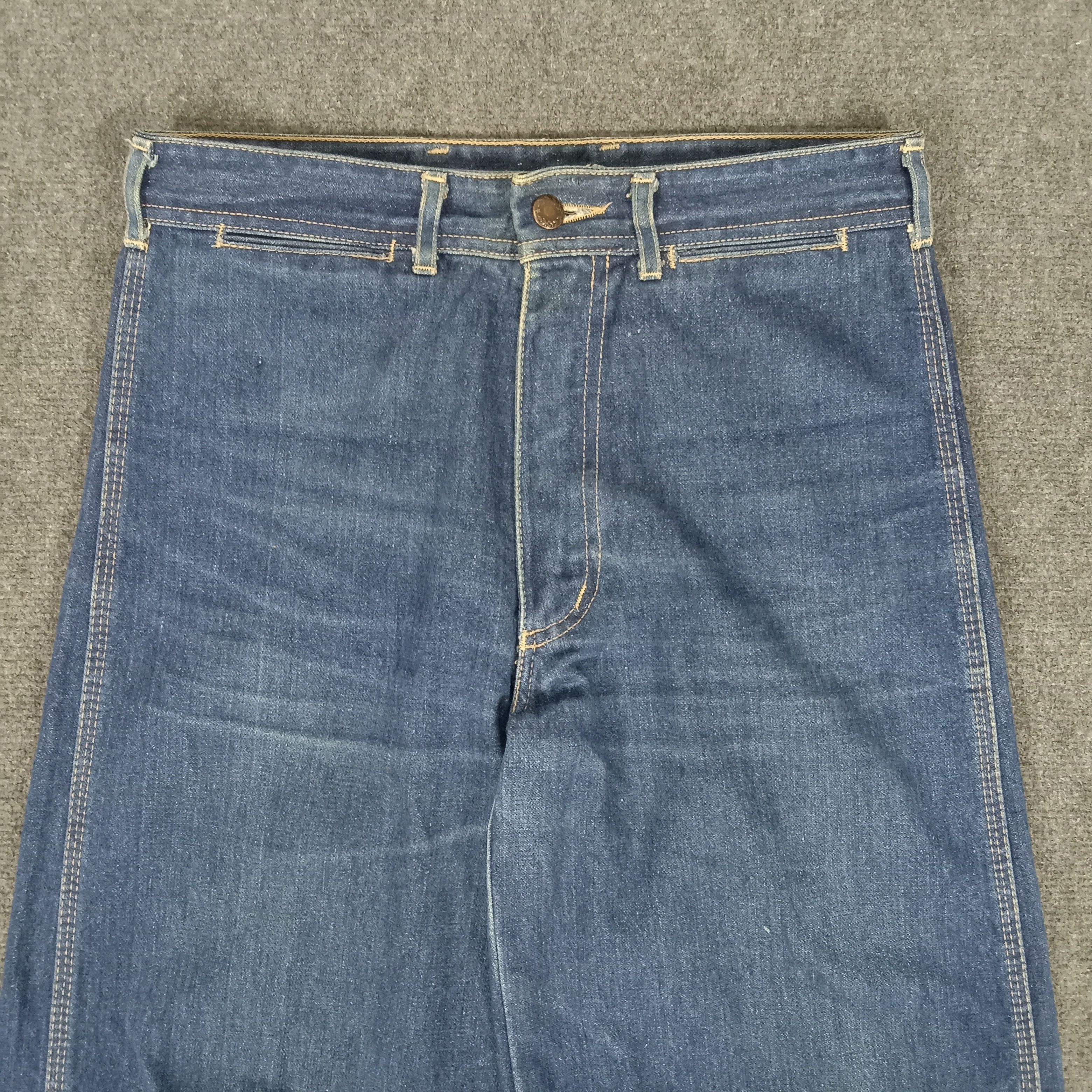 Le Grande Bleu (L.G.B.) × Vintage WestCoast American Retro Style Flared Jeans Size US 29 - 7 Thumbnail