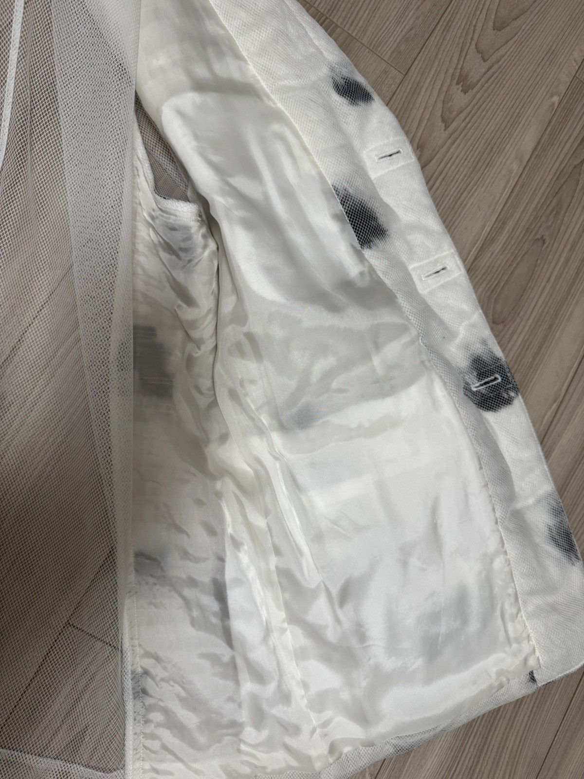 Comme des Garcons SS2025 COMME des GARÇONS Sheer Mesh Overlay Layered Jacket Size S / US 4 / IT 40 - 12 Thumbnail