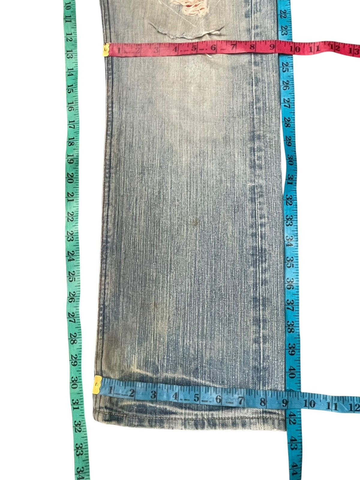 Lee × Vintage Vintage Lee Riders Faded Distresed Denim Size US 32 / EU 48 - 16 Thumbnail