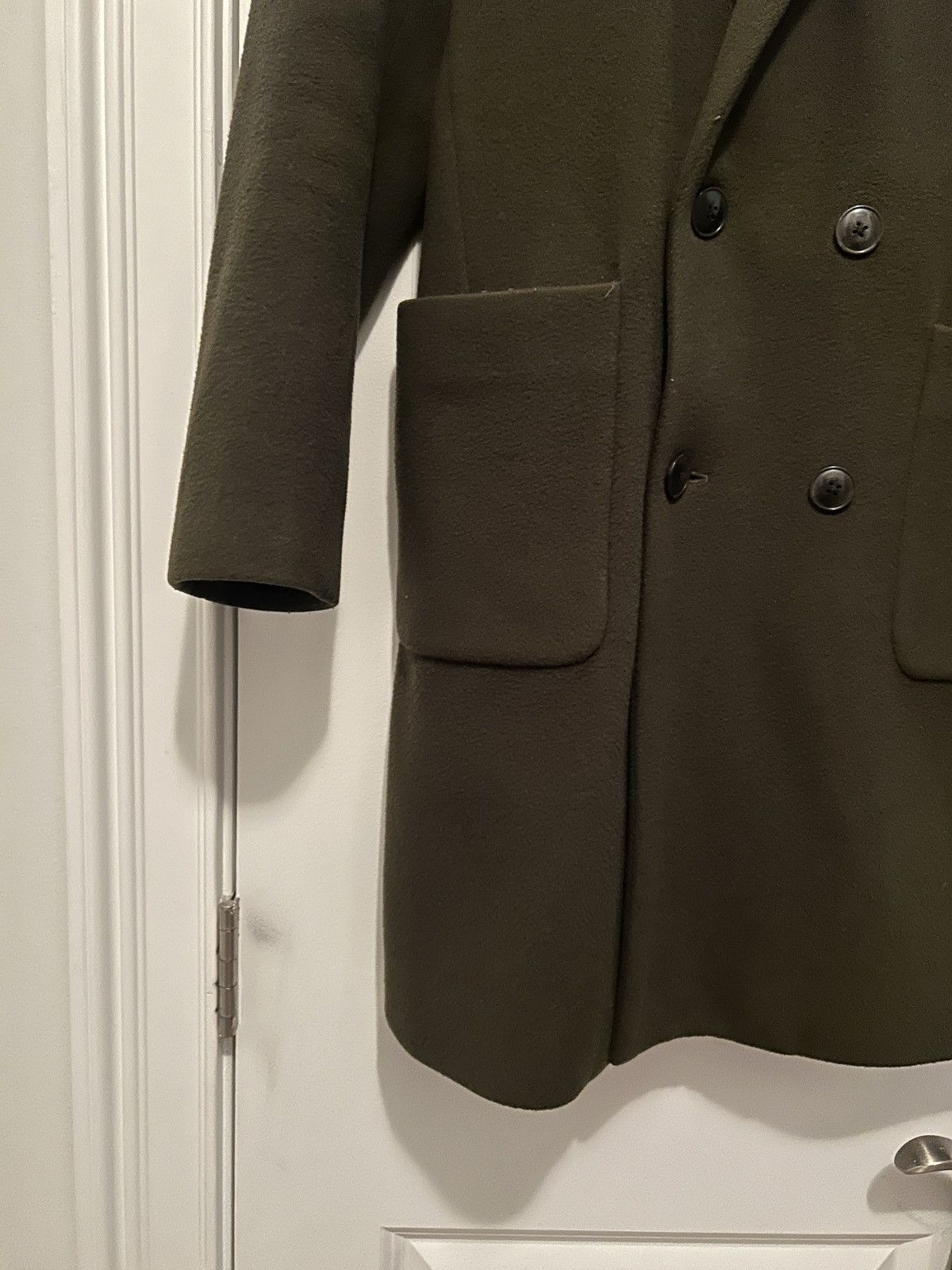 Tomorrowland Tomorrowland Double Breasted Olive Green Wool Coat Size US M / EU 48-50 / 2 - 4 Thumbnail