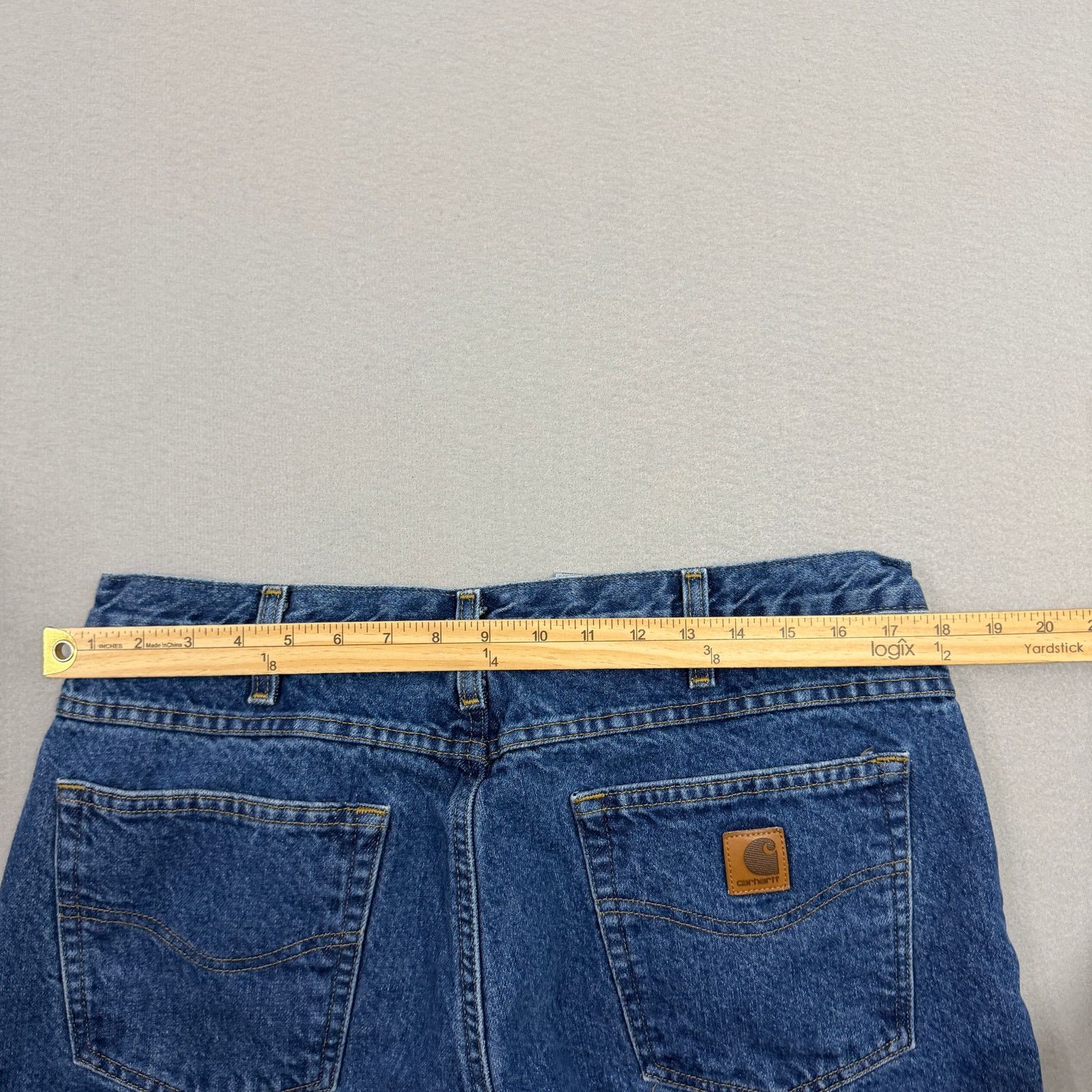 Carhartt Carhartt Relaxed Fit Flannel Lined Jeans Mens 36x30 Blue Size US 36 / EU 52 - 9 Thumbnail