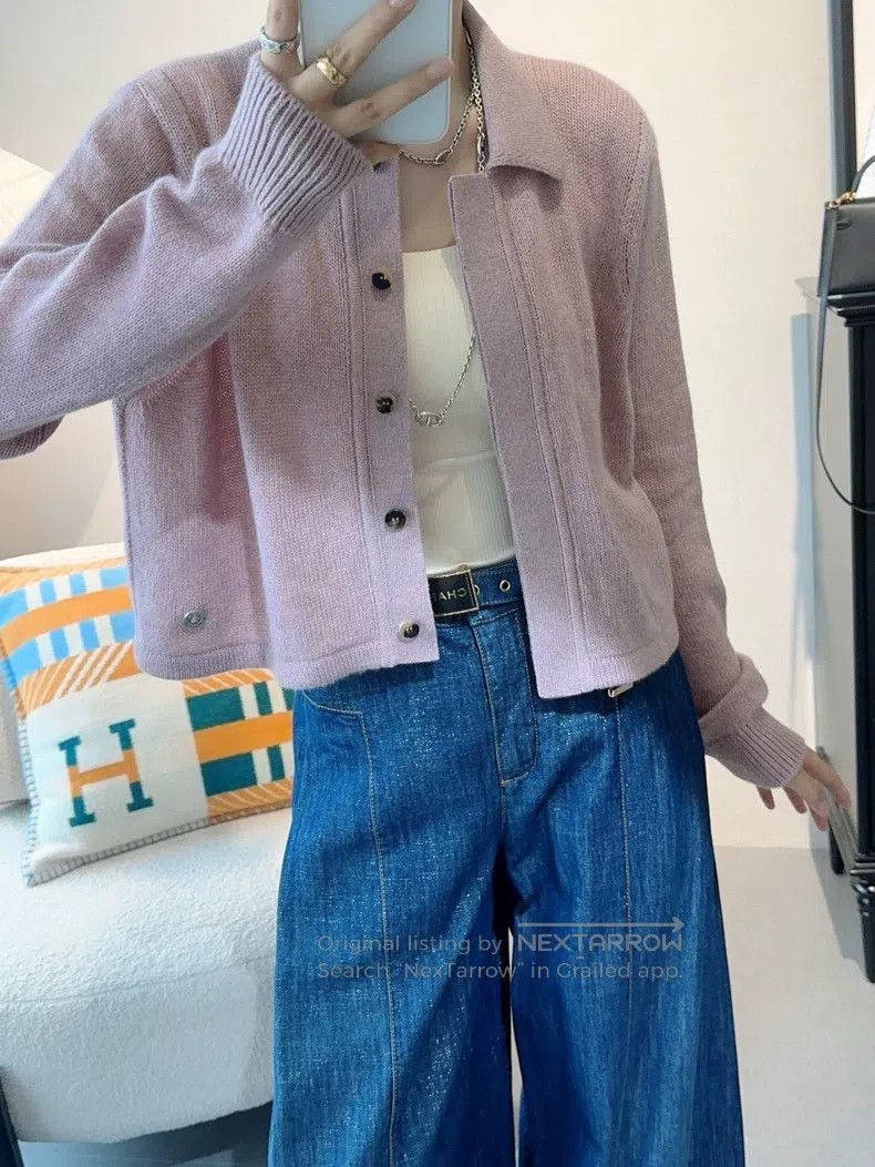 Hermes Hermes Cashmere cardigan knitwear Size XS / US 0-2 / IT 36-38 - 8 Thumbnail
