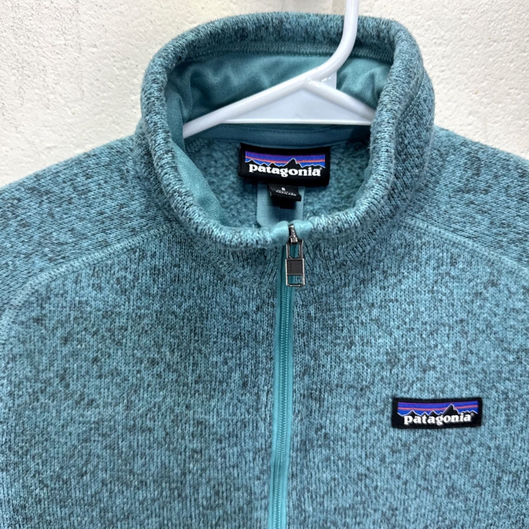 Patagonia Patagonia Womens Better Sweater Fleece Jacket 1/4 Zip Pullover Size Small Blue Teal Size S / US 4 / IT 40 - 3 Thumbnail