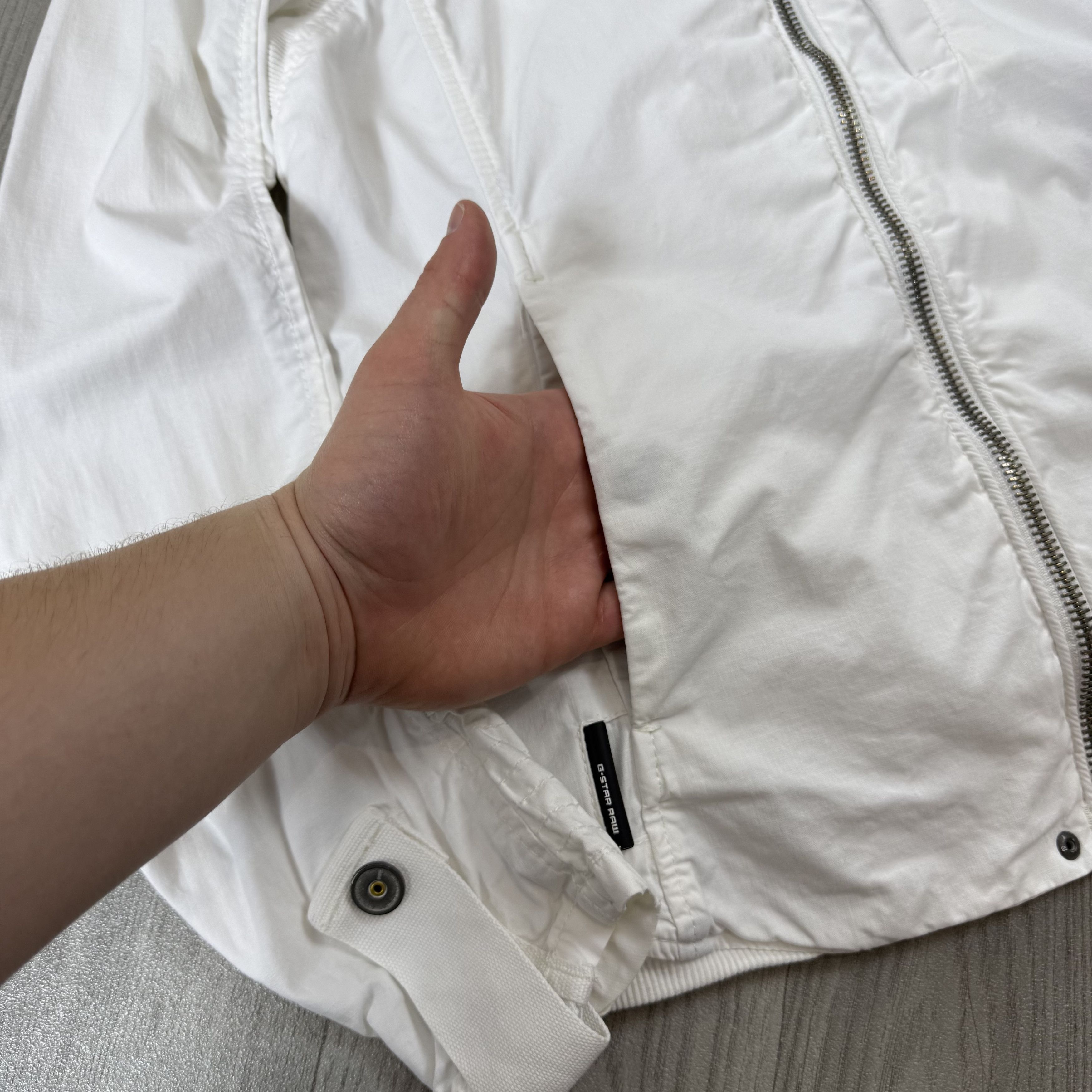 G-Star Vintage G-Star Raw 90s White Women's Y2K Light Jacket S Size S / US 4 / IT 40 - 9 Thumbnail