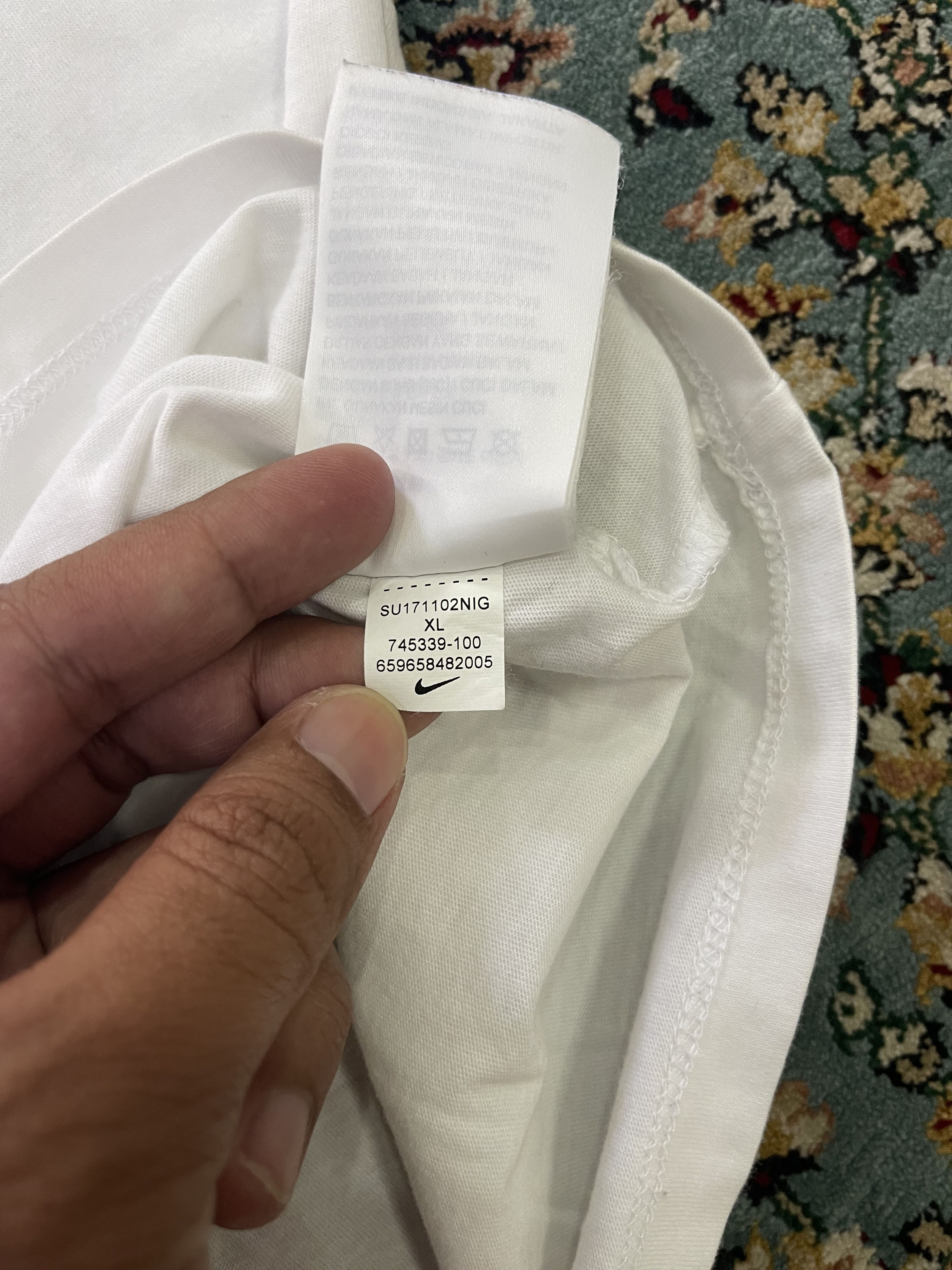Fragment Design × Nike NikeLab MA5 Duo-Branding Interwoven Print Tee Size US XL / EU 56 / 4 - 13 Thumbnail
