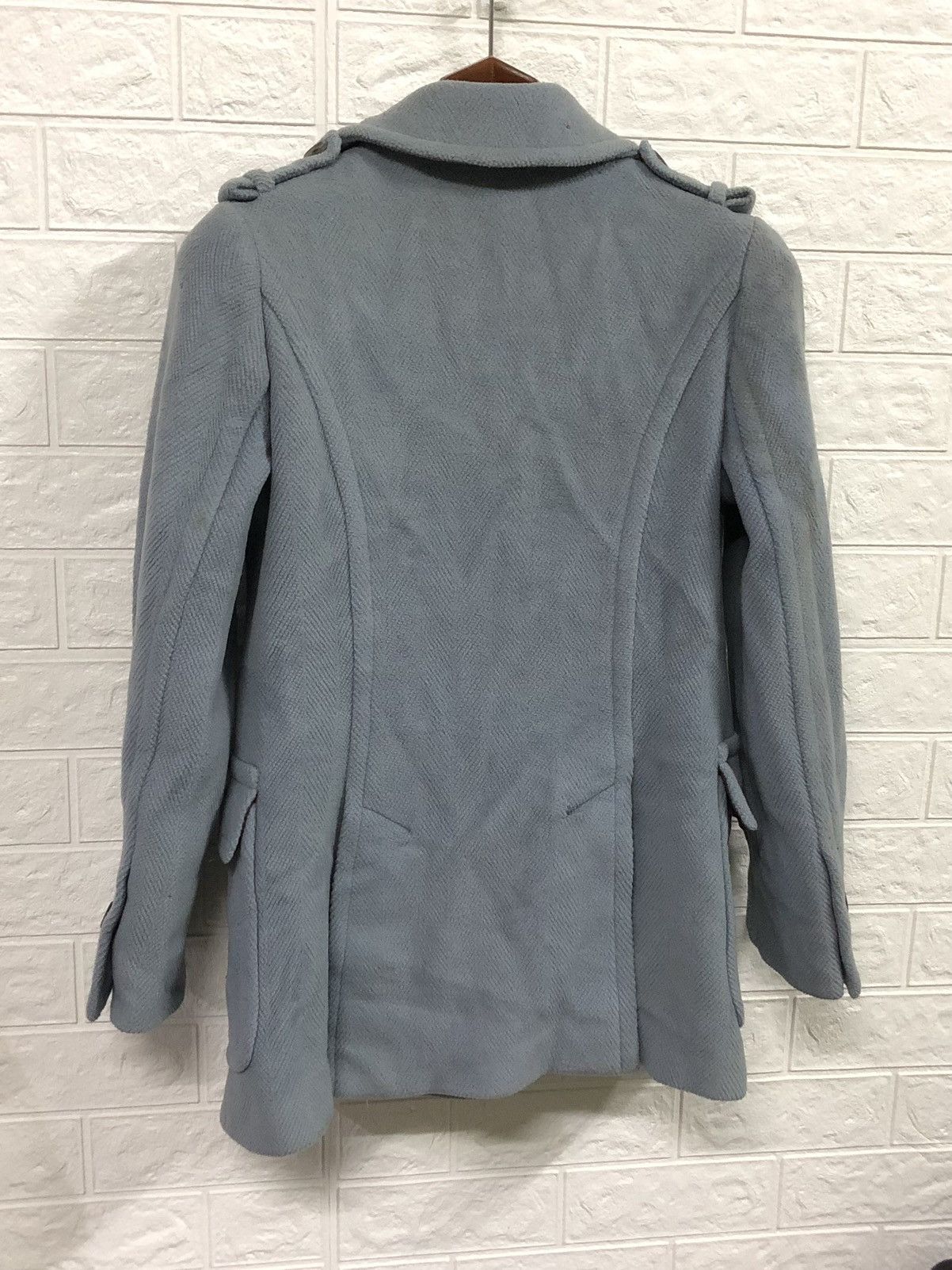 Prada Prada Wool dufflecoat Blue Size S / US 4 / IT 40 - 4 Thumbnail