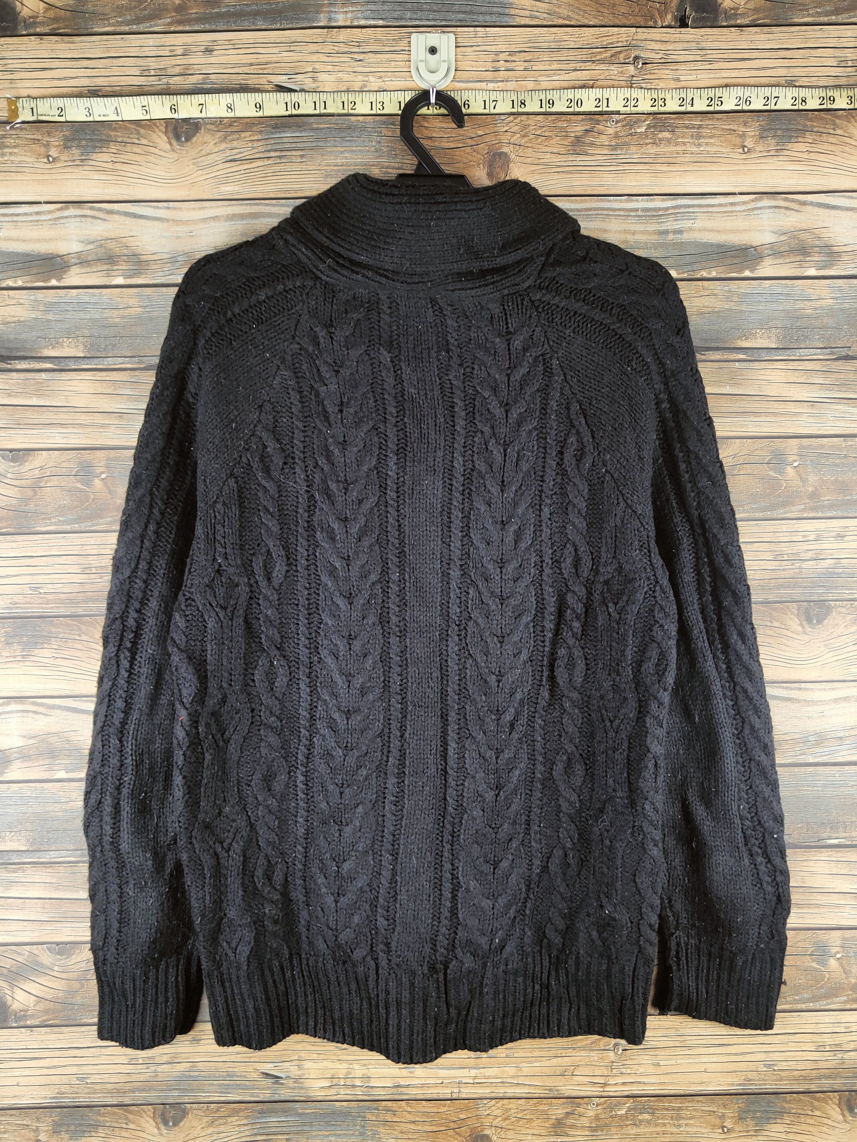 Japanese Brand DL Union Station Black Knitwear Sweaters #46-527 Size US M / EU 48-50 / 2 - 8 Thumbnail