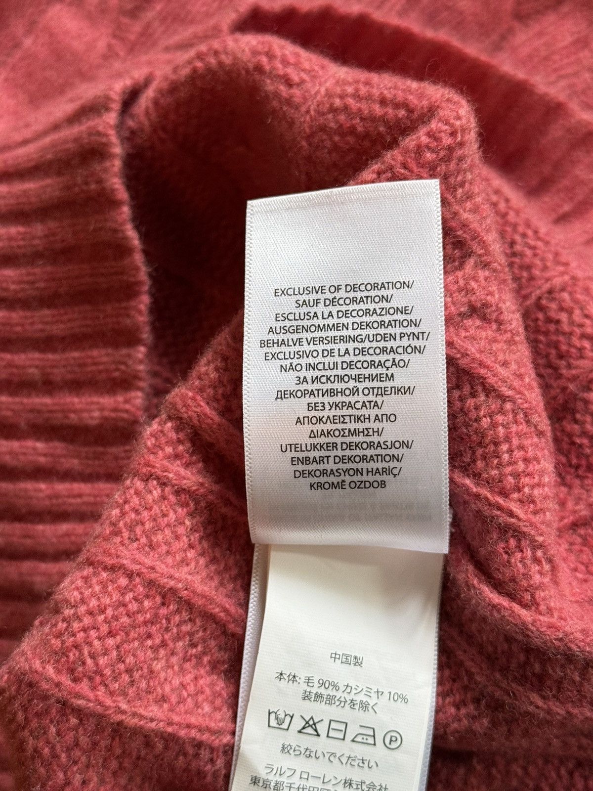 Polo Ralph Lauren Polo Ralph Lauren wool + cashmere blend cable knit sweater Size M / US 6-8 / IT 42-44 - 9 Thumbnail