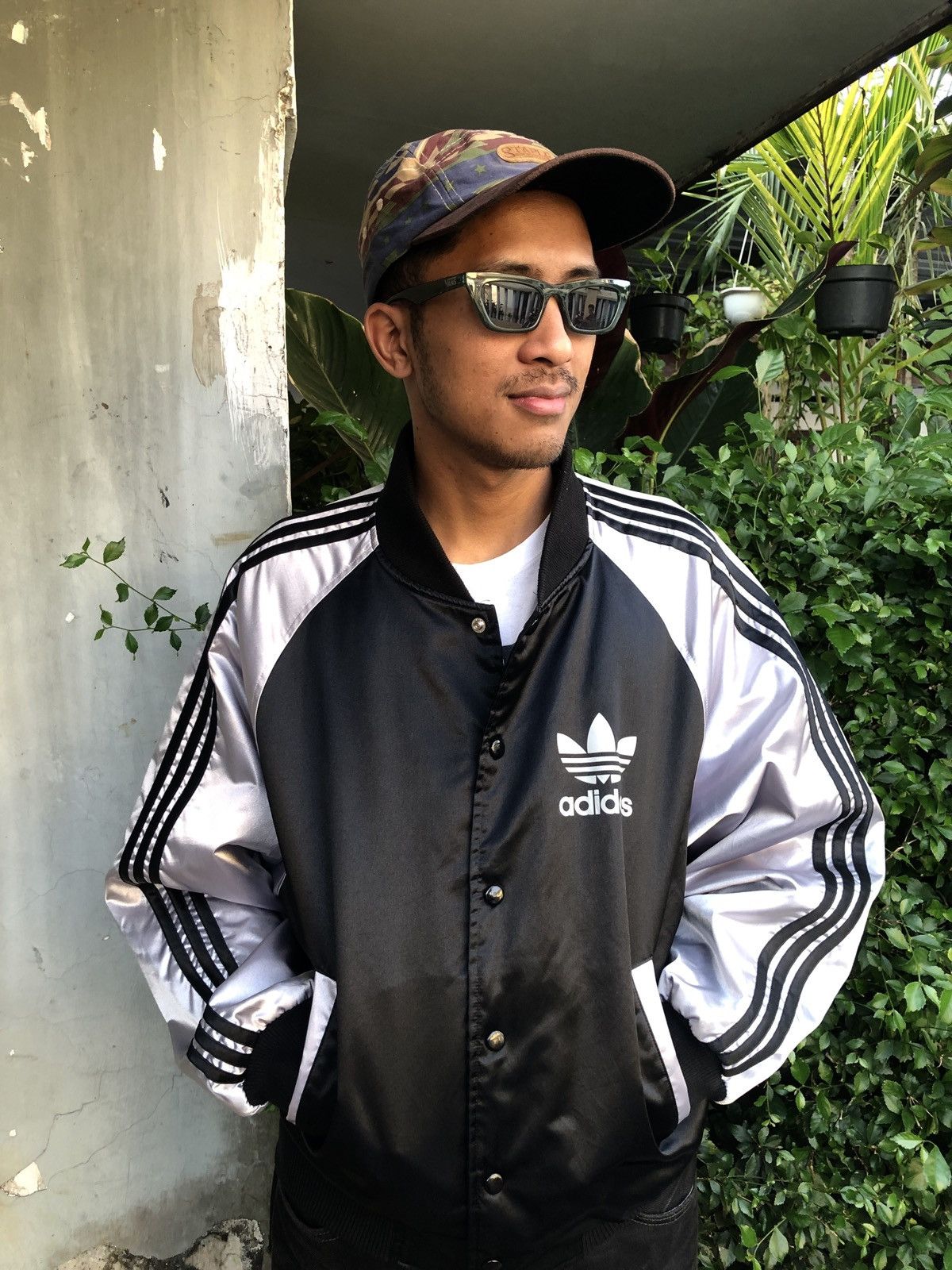 Adidas × Vintage VTG 90’ ADIDAS BOMBER JACKET Size US L / EU 52-54 / 3 - 2 Thumbnail