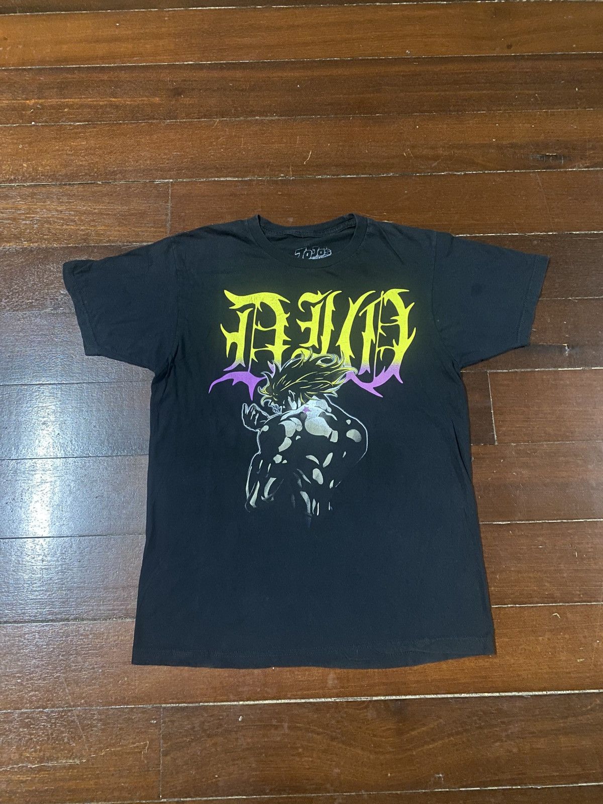Anime JOJO'S BIZARRE ADVENTURE DIO BRANDO ANIME Y2K TEE Size US M / EU 48-50 / 2 - 1 Thumbnail
