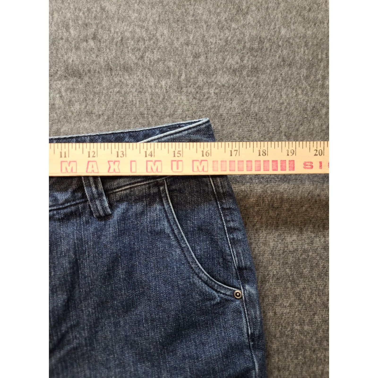 Vintage Duluth Trading Flex Fire Hose Jeans Womens 10x33 Relaxed Fit Stretch Denim Workwear Jeans Size 32" / US 10 / IT 46 - 3 Thumbnail