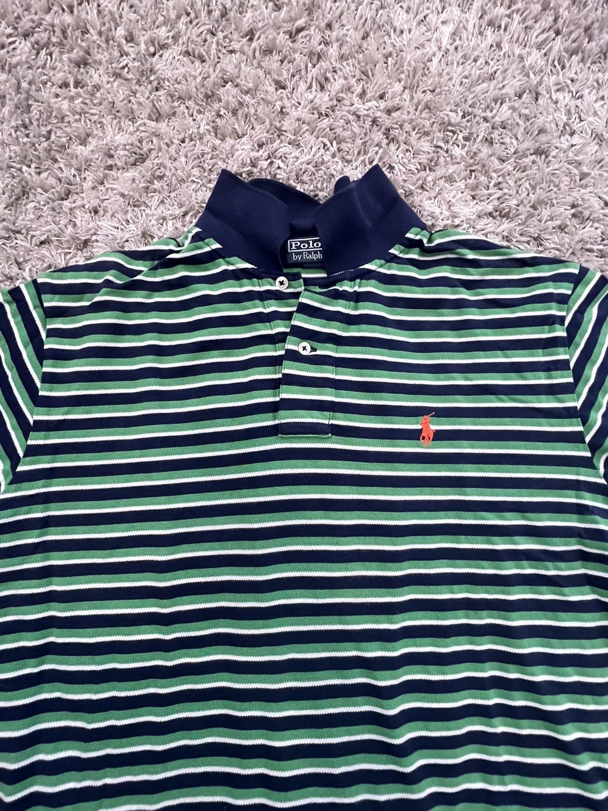 Polo Ralph Lauren Green and blue polo ralph lauren shirt Size US M / EU 48-50 / 2 - 2 Thumbnail