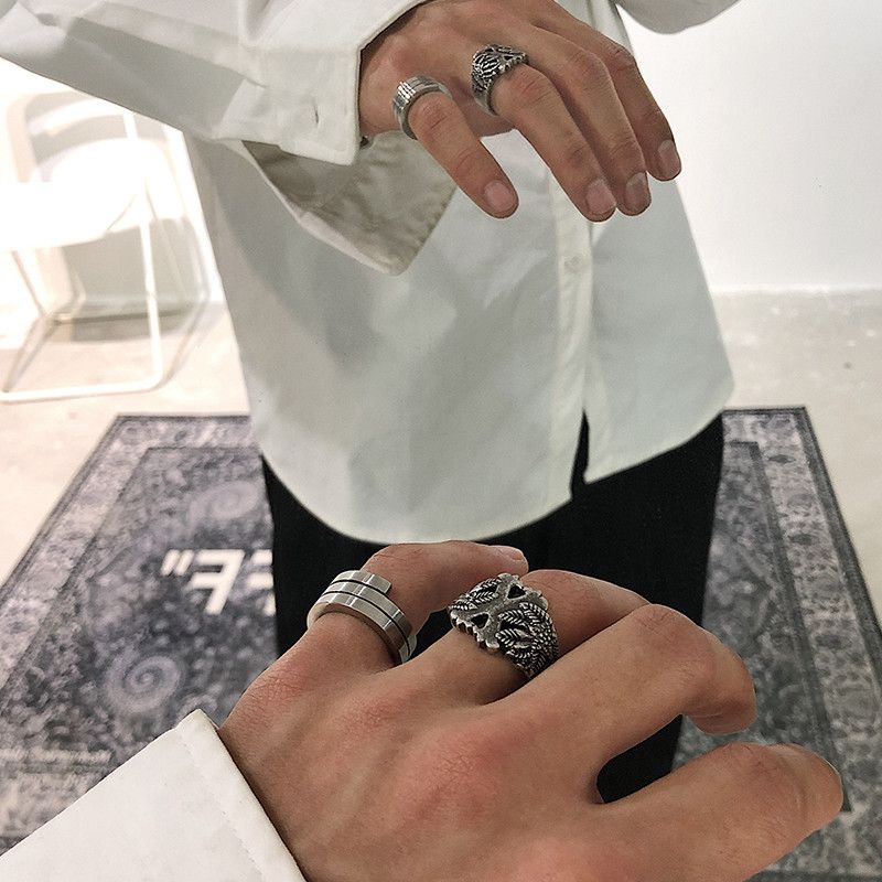 Jewelry New Design Jewelry Rings Open Size Chrome Ring (Size 7-13) Size ONE SIZE - 3 Thumbnail