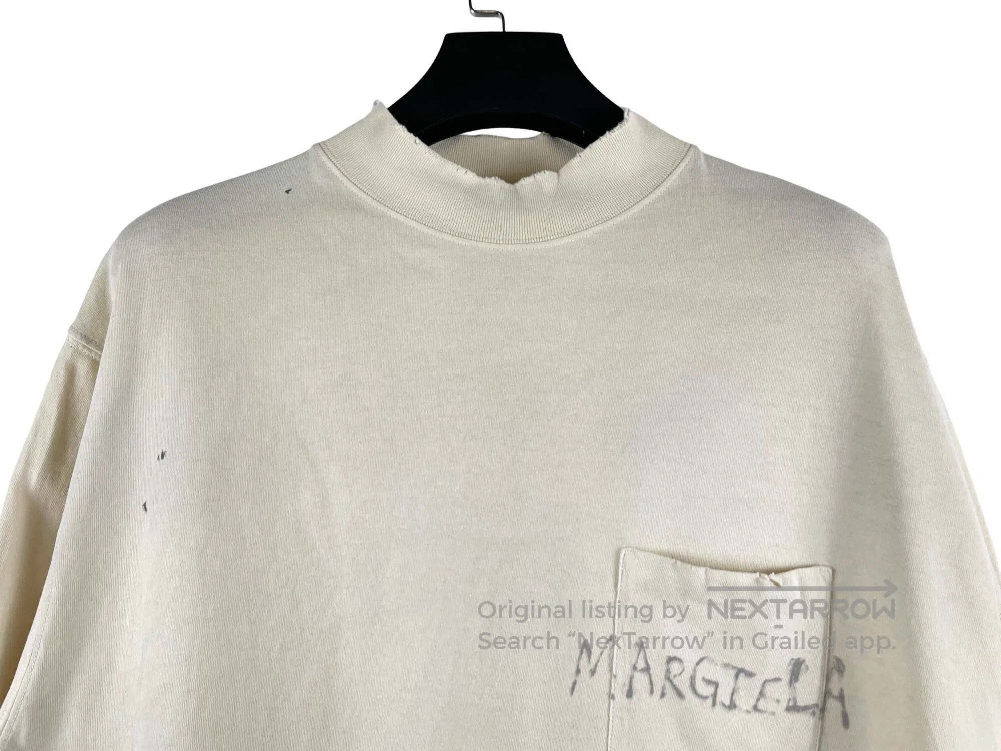 Maison Margiela Maison Margiela Hand-Drawn Logo Short Sleeve T-Shirt Size US L / EU 52-54 / 3 - 3 Thumbnail
