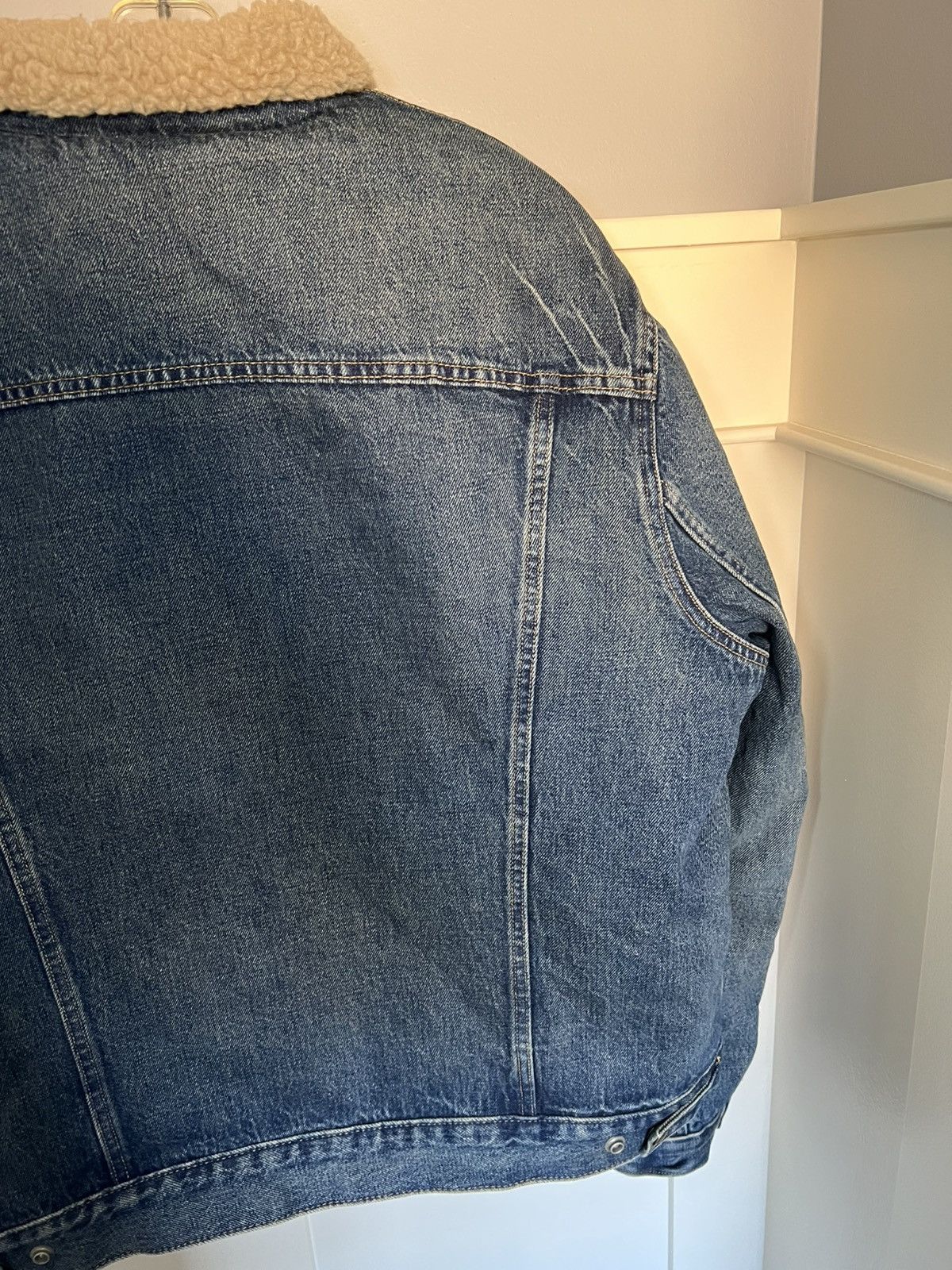Polo Ralph Lauren Vintage Polo Ralph Lauren sherpa lined patch denim jacket Size US XL / EU 56 / 4 - 10 Thumbnail