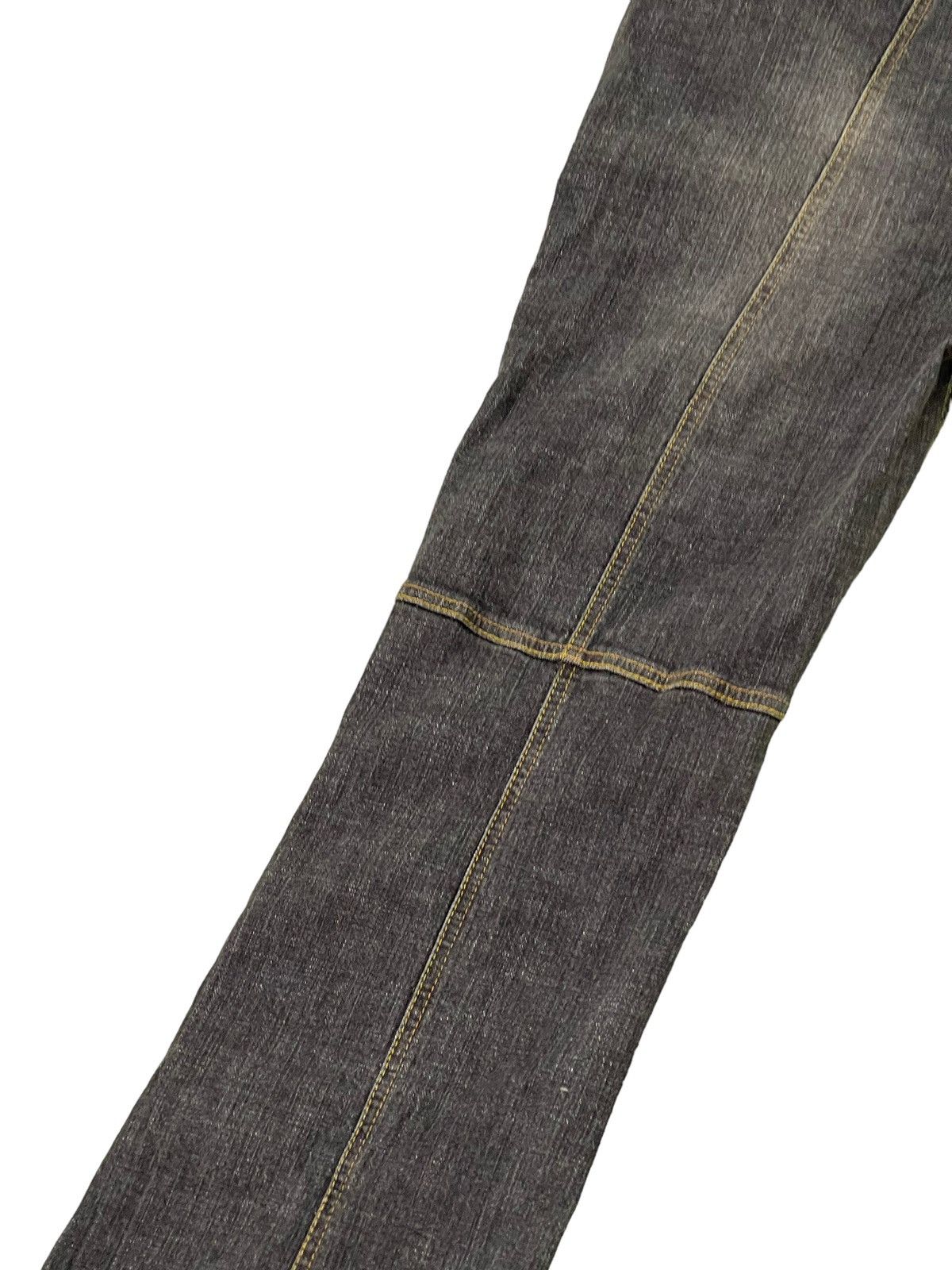 Japanese Brand Flare Jeans Jouer Echess Distress Stretch Boot Cut 6🟦2 Size US 30 / EU 46 - 15 Thumbnail