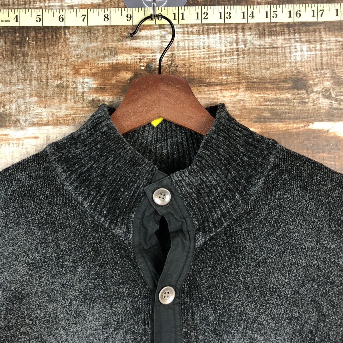 Comme Ca Ism DL Comme Ca Ism Black Knitwear cardigan sweater #C597 Size US M / EU 48-50 / 2 - 4 Thumbnail