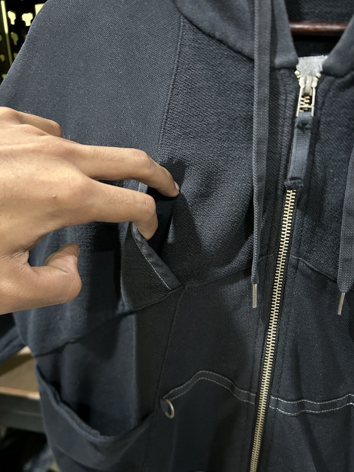 Marithe + Francois Girbaud Vintage MFG Six Pocket Hoodie Size US M / EU 48-50 / 2 - 4 Thumbnail