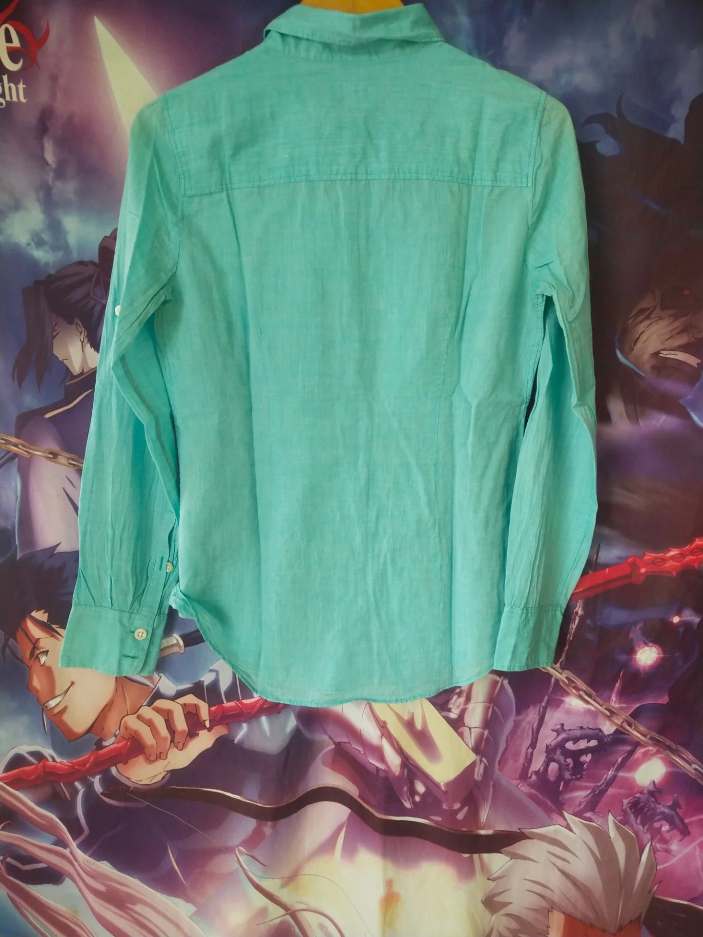 J.Crew J. Crew Teal Green Double Pocket Woman Shirt Size XS / US 0-2 / IT 36-38 - 3 Thumbnail