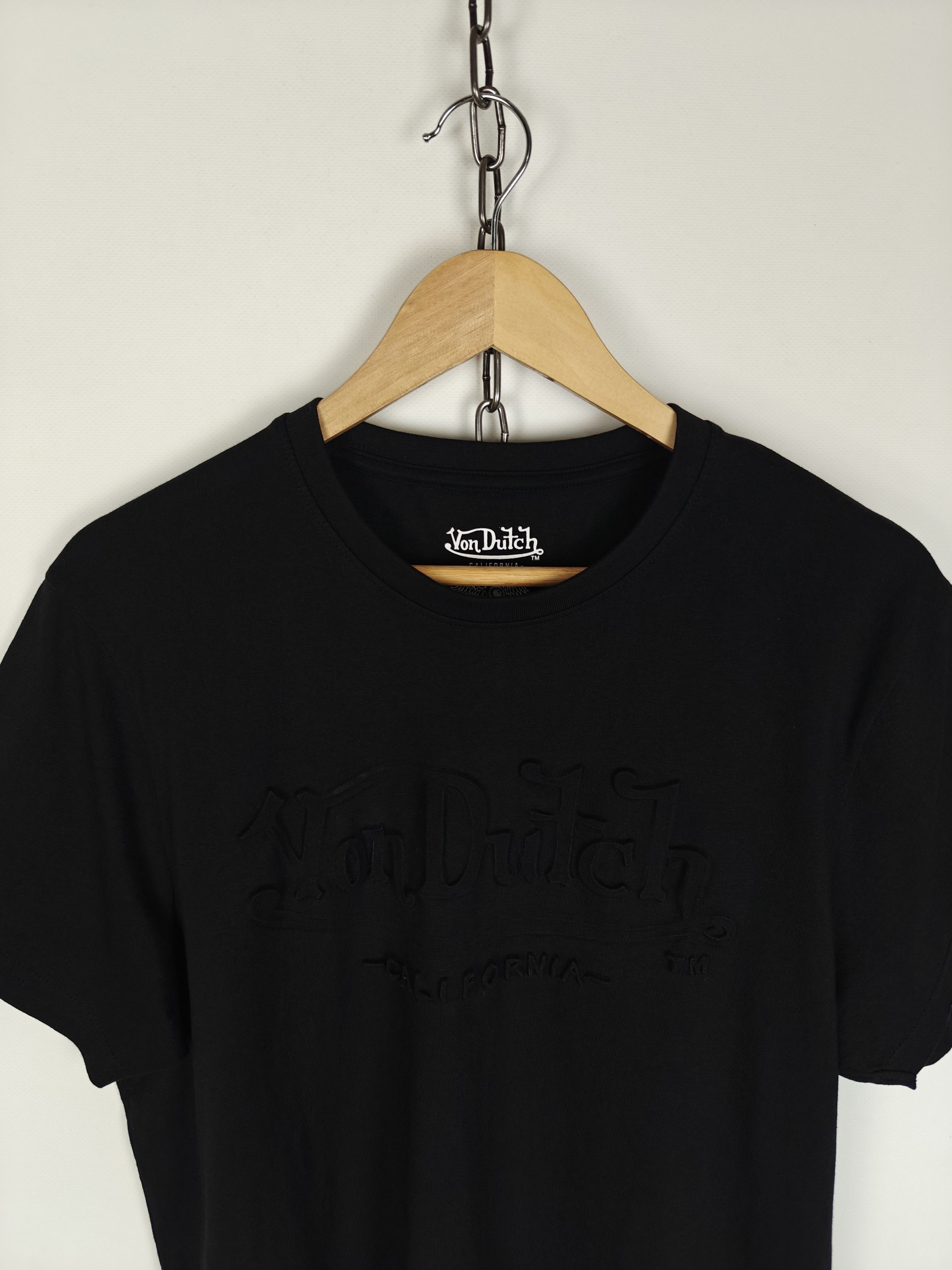 Von Dutch Von Dutch California T-Shirt Crew Center Logo Black M Size US M / EU 48-50 / 2 - 2 Thumbnail