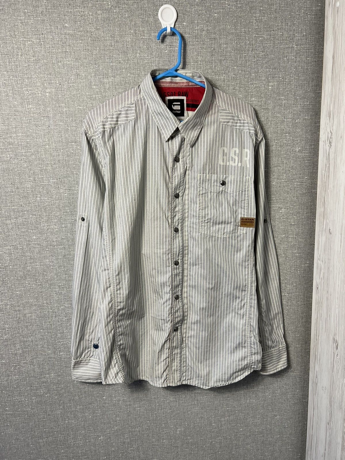 G-Star Rare G-Star RAW Ne 5620 Skye Zip Shirt Long Sleeve With Logo Size US XL / EU 56 / 4 - 2 Thumbnail