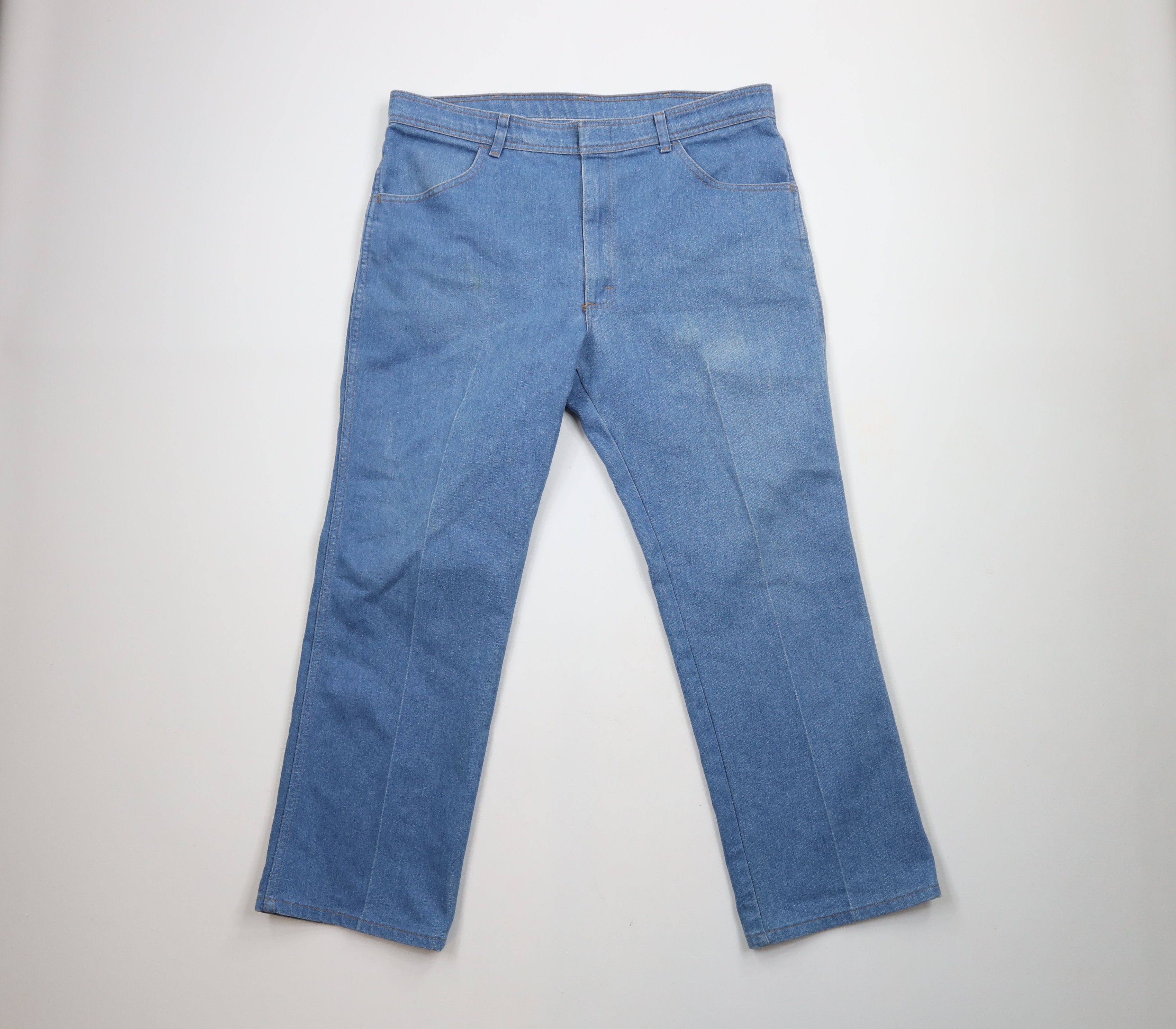 Vintage × Wrangler Vintage 90s Wrangler Flared Bootcut Western Denim Jeans Size US 38 / EU 54 - 1 Thumbnail