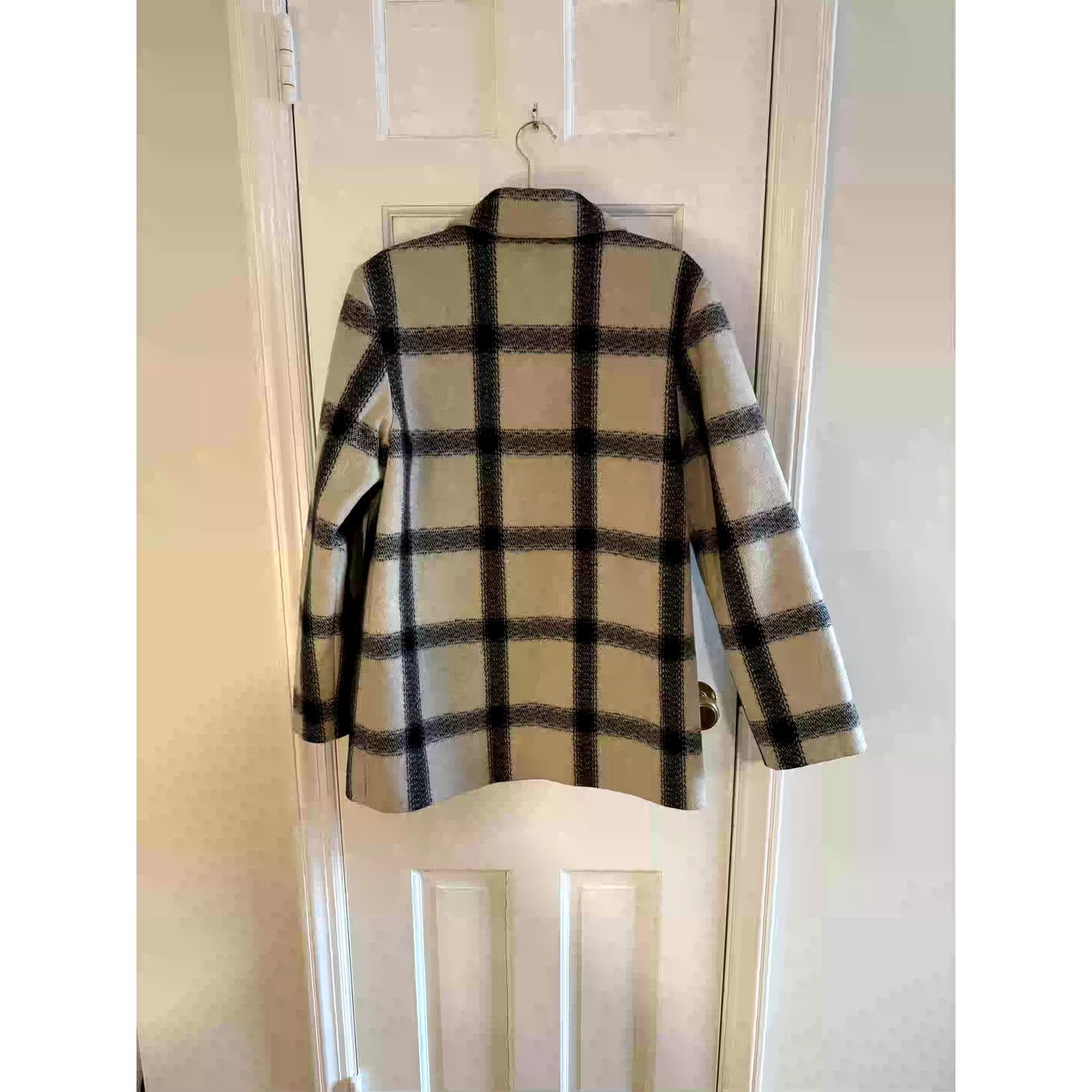 A.P.C. A.P.C. Black & White Men's Houndstooth Wool Coat Medium Size US M / EU 48-50 / 2 - 2 Thumbnail