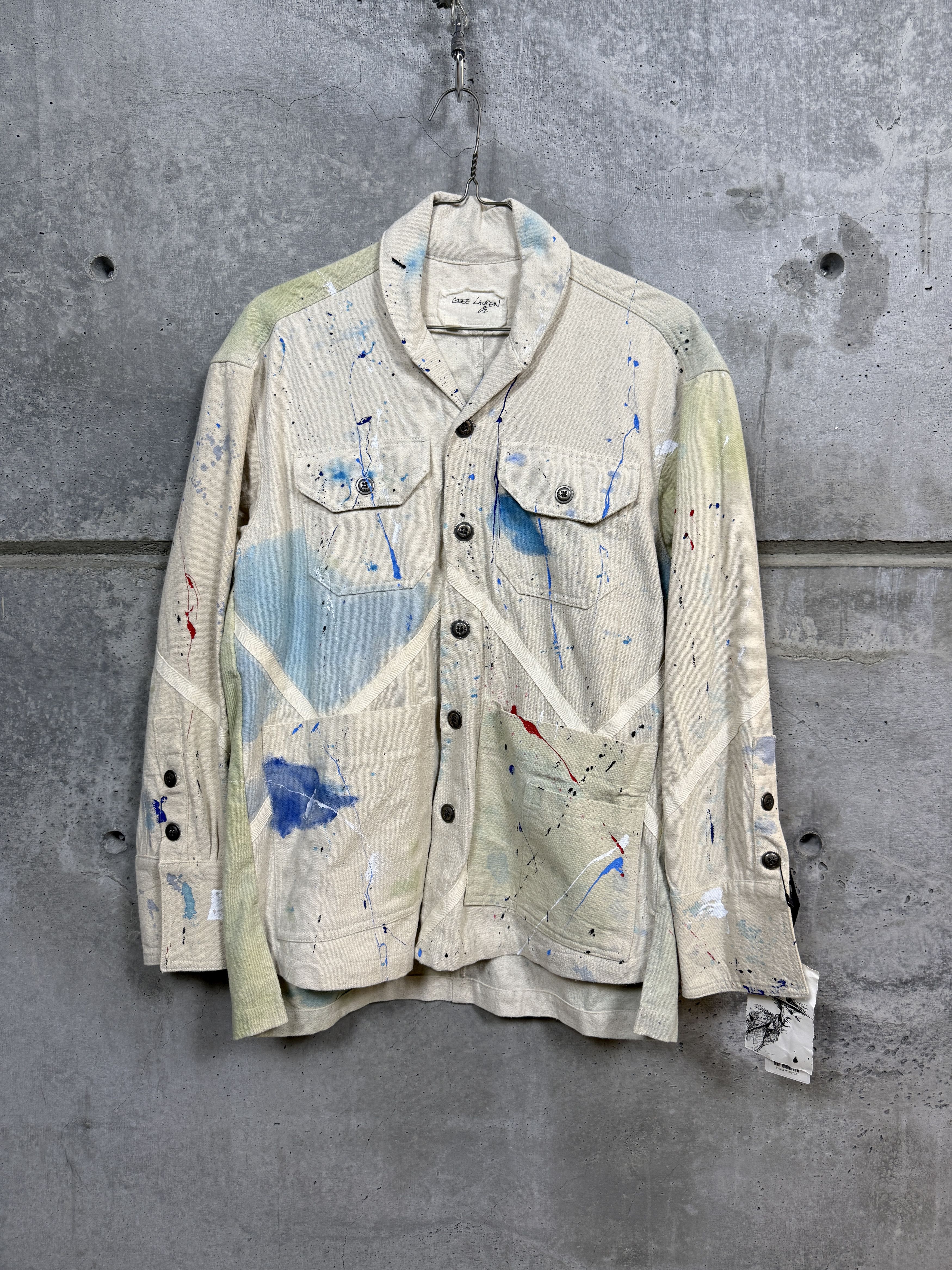 Greg Lauren $1250 Greg Lauren Boxy Painter Jacket Size US M / EU 48-50 / 2 - 1 Thumbnail