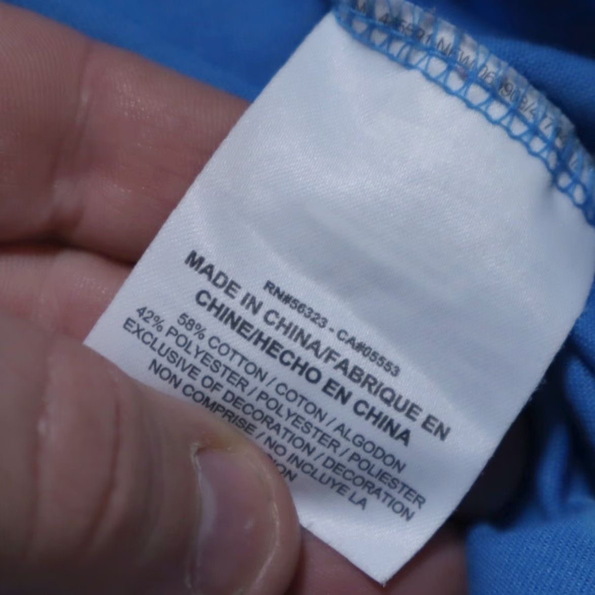 Nike Nike Shirt Women L Blue Just Do It. Graphic Solid V-Neck T-Shirt Size L / US 10 / IT 46 - 6 Thumbnail