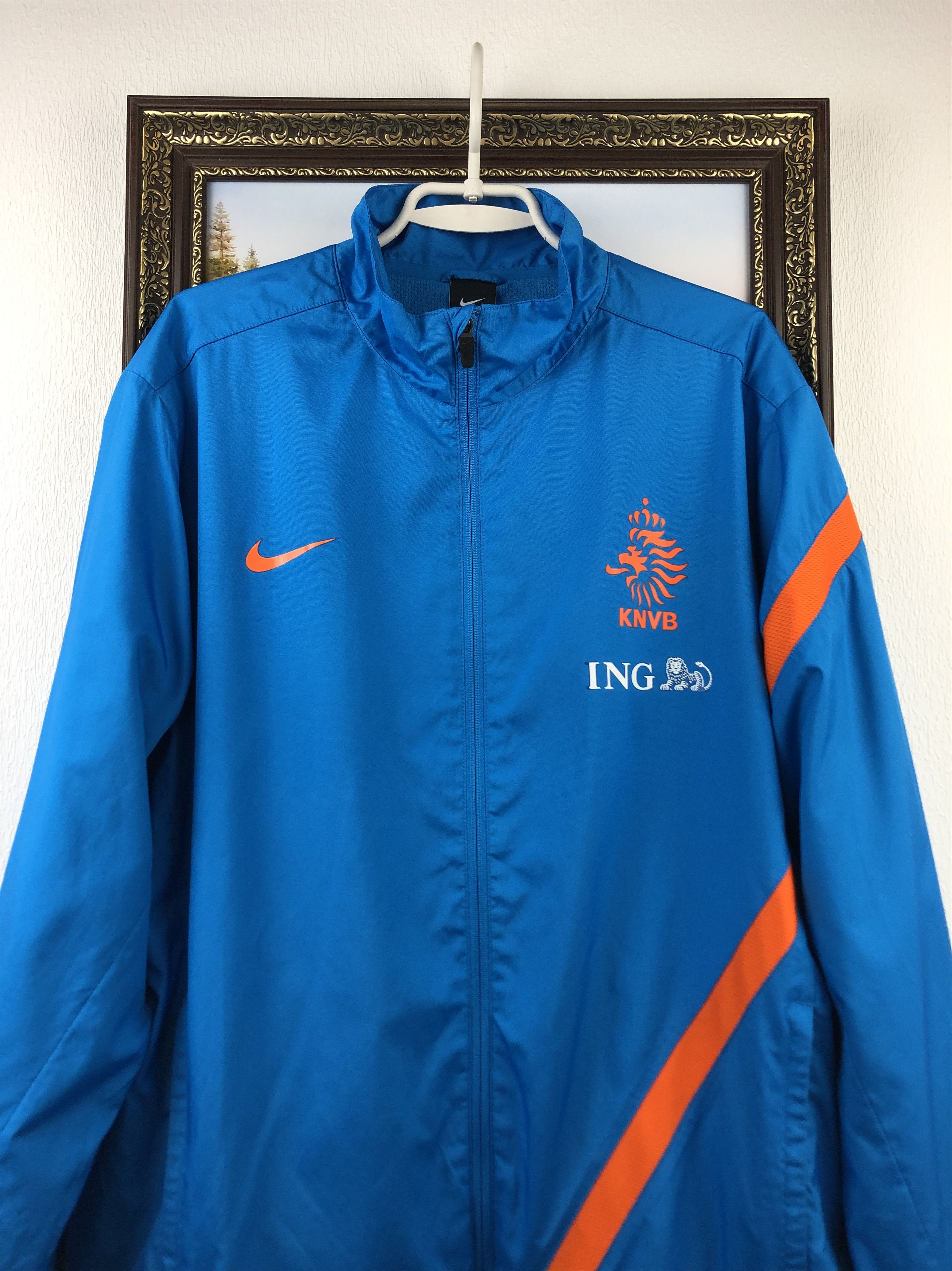 Nike Netherlands Holland Football Jacket Track Top Windbreaker Size US XL / EU 56 / 4 - 2 Thumbnail