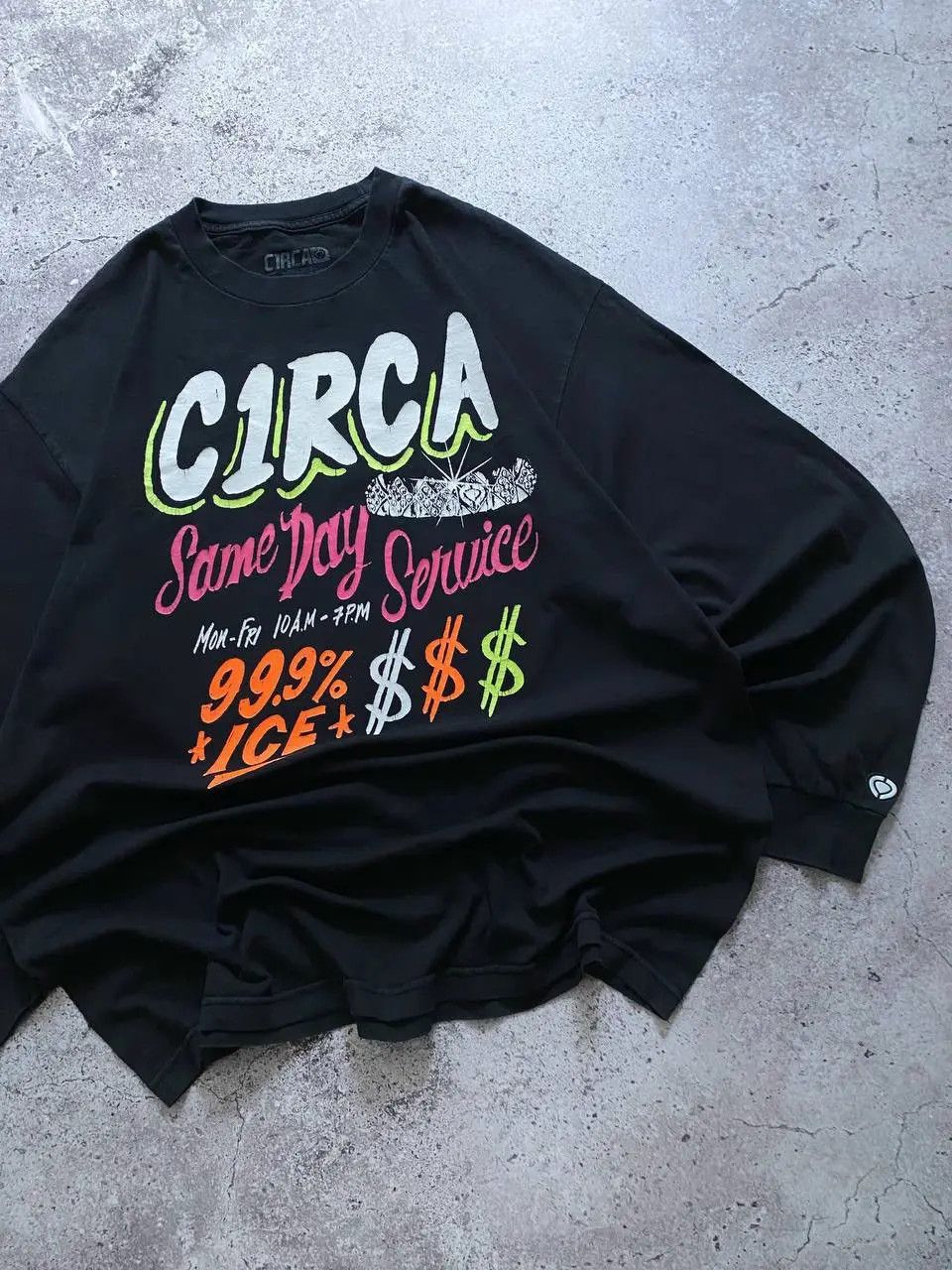C1RCA × Vintage VINTAGE CIRCA SKATEBOARDS AOP LONGSLEEVE Size US XL / EU 56 / 4 - 5 Thumbnail