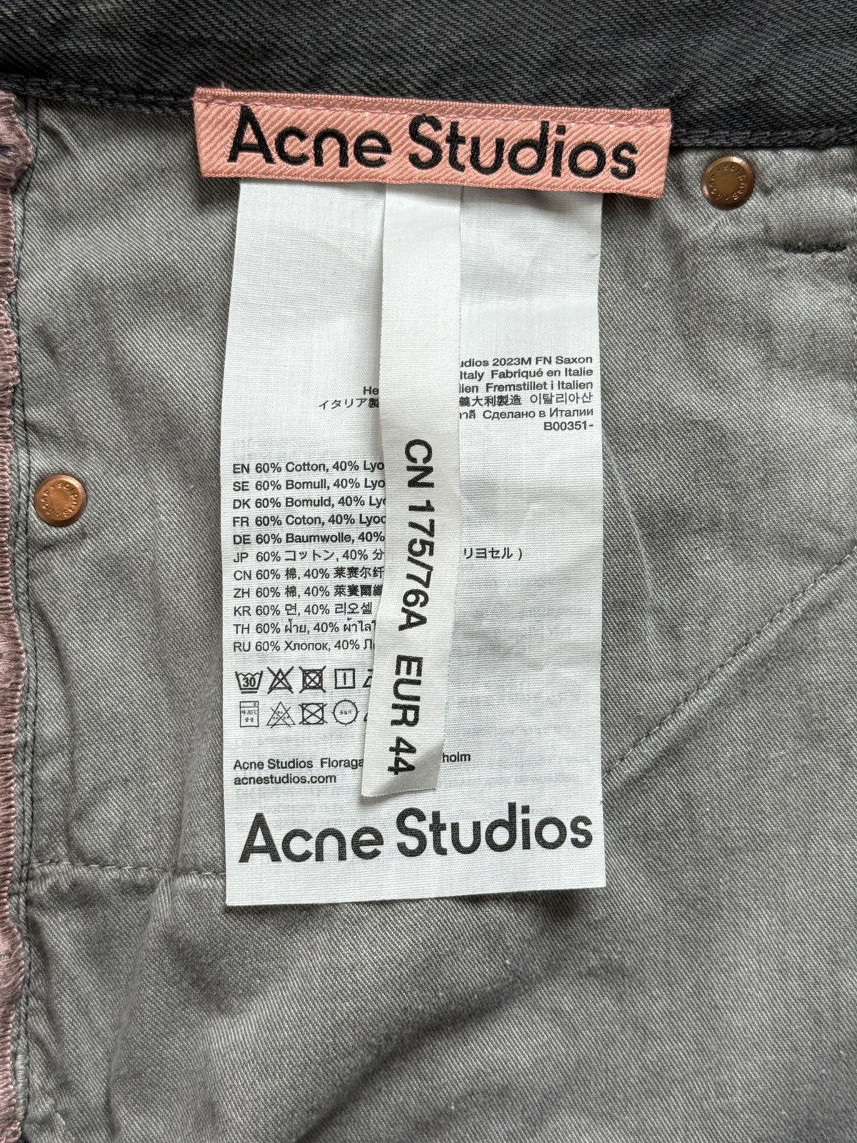 Acne Studios Acne Studios 2023M Saxon Size US 34 / EU 50 - 3 Thumbnail