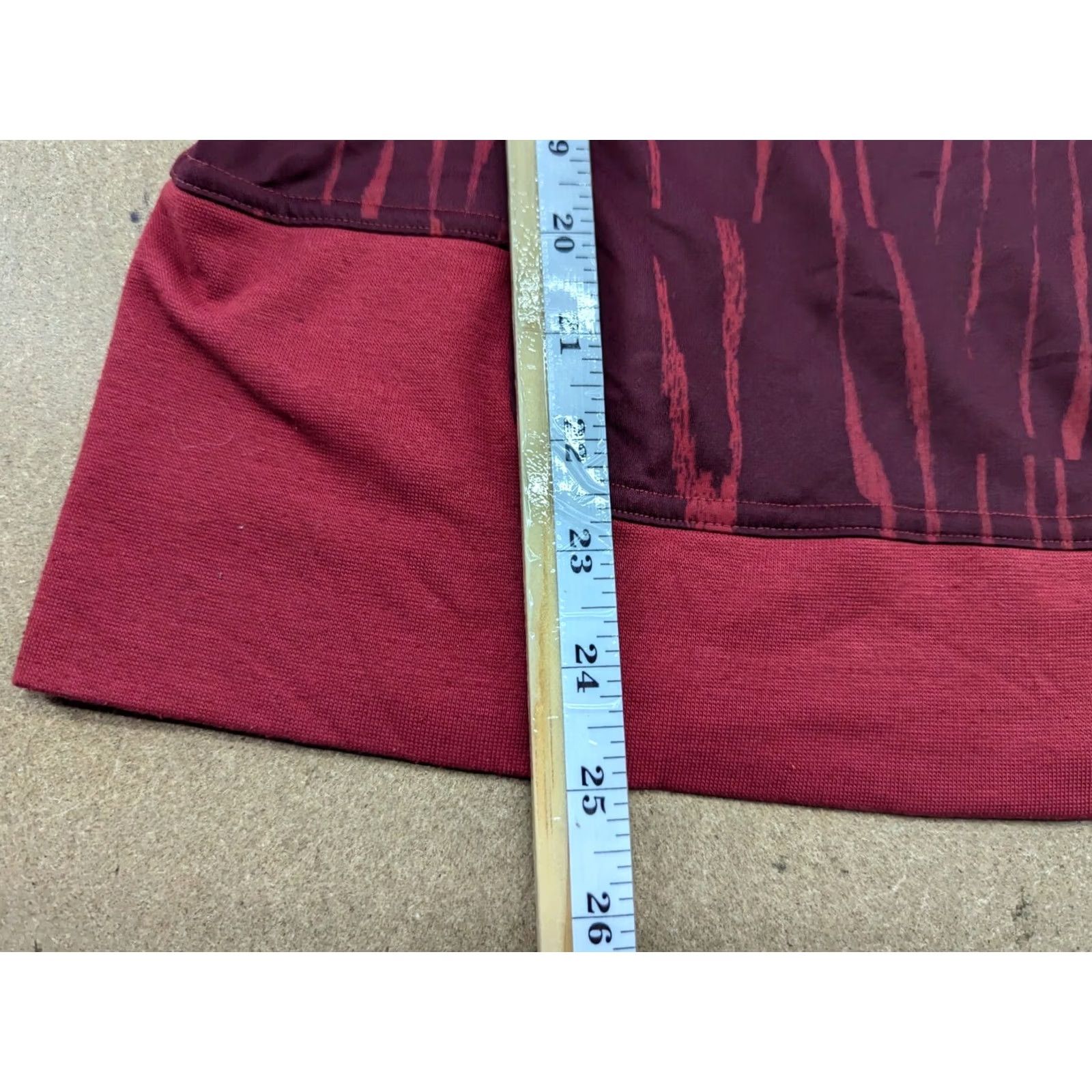 Adidas Adidas Stella McCartney Womens Top M Red Long Sleeve Hooded Sport Shirt Tank Pullover Breathable Elastic Waist Womens Regular Size M Red Size M / US 6-8 / IT 42-44 - 7 Thumbnail