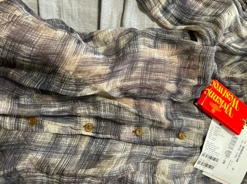 Other Vivienne Westwood Silk top with lake bow tie and strap shi Size S / US 4 / IT 40 - 4 Thumbnail