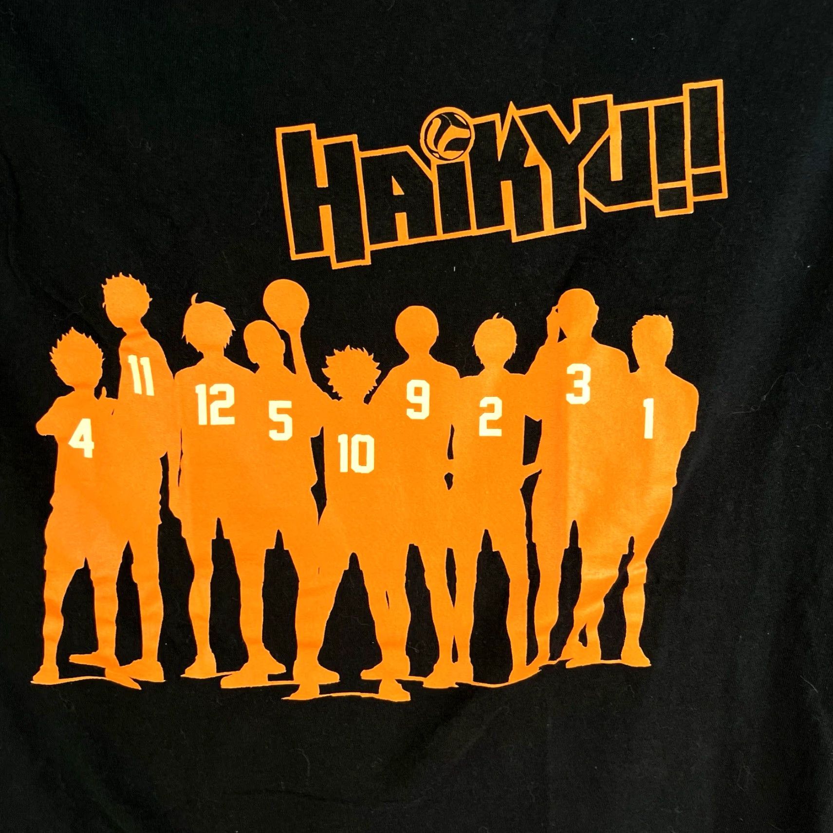 Hot Topic Hot Topic Haikyuu Karasuno Volleyball Team Graphic T-Shirt Men Size L Black Anime Size US L / EU 52-54 / 3 - 2 Thumbnail