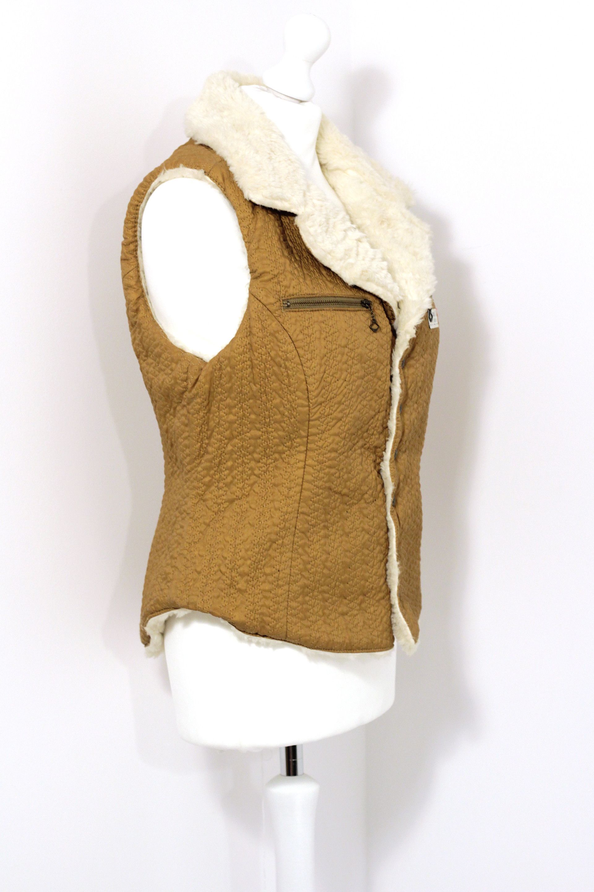 Diesel VIntage Diesel Industry Y2K quilted faux fur short vest Size M / US 6-8 / IT 42-44 - 5 Thumbnail