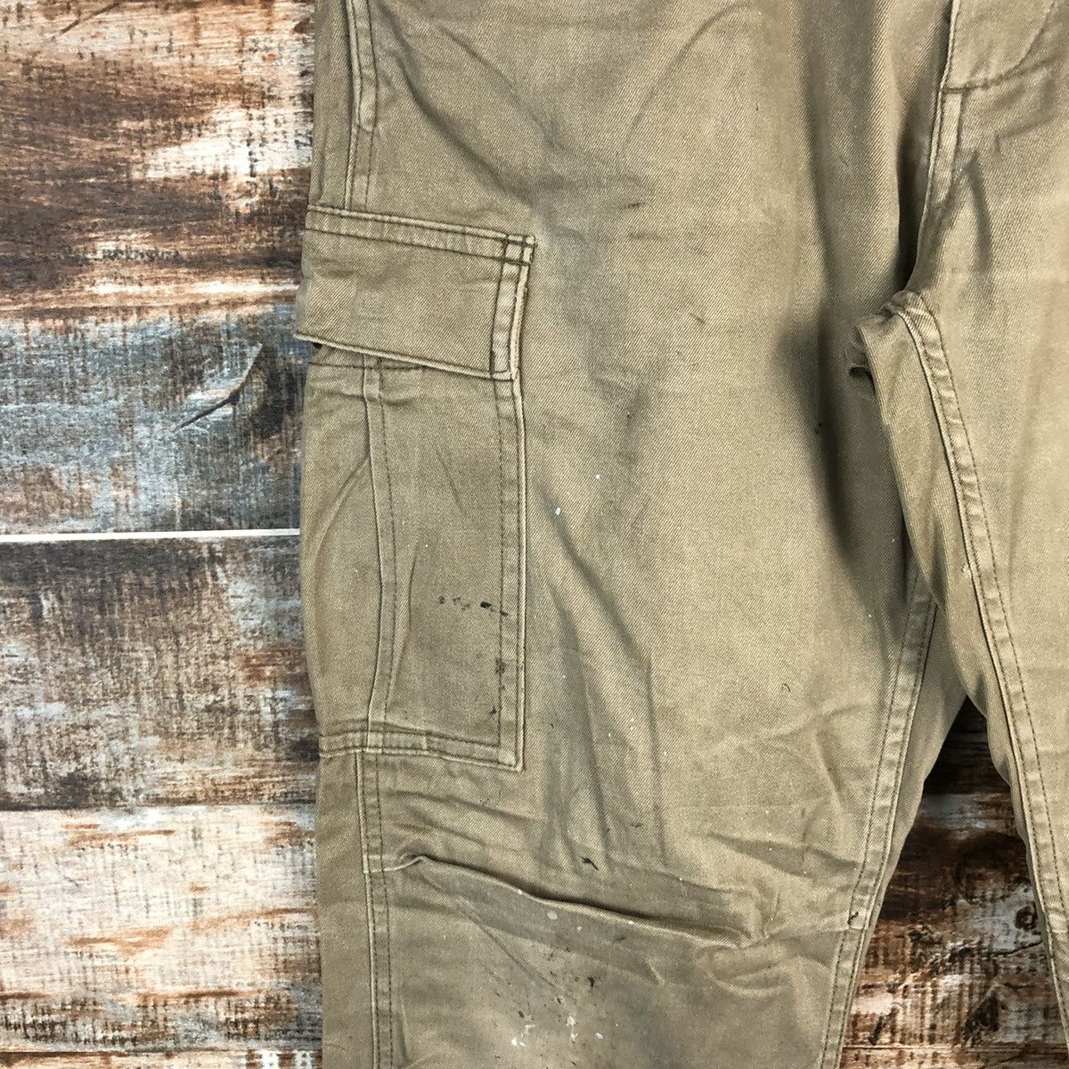 Japanese Brand DL Back Number Brown Cargo Multpocket Pants #C120 Size US 32 / EU 48 - 9 Thumbnail