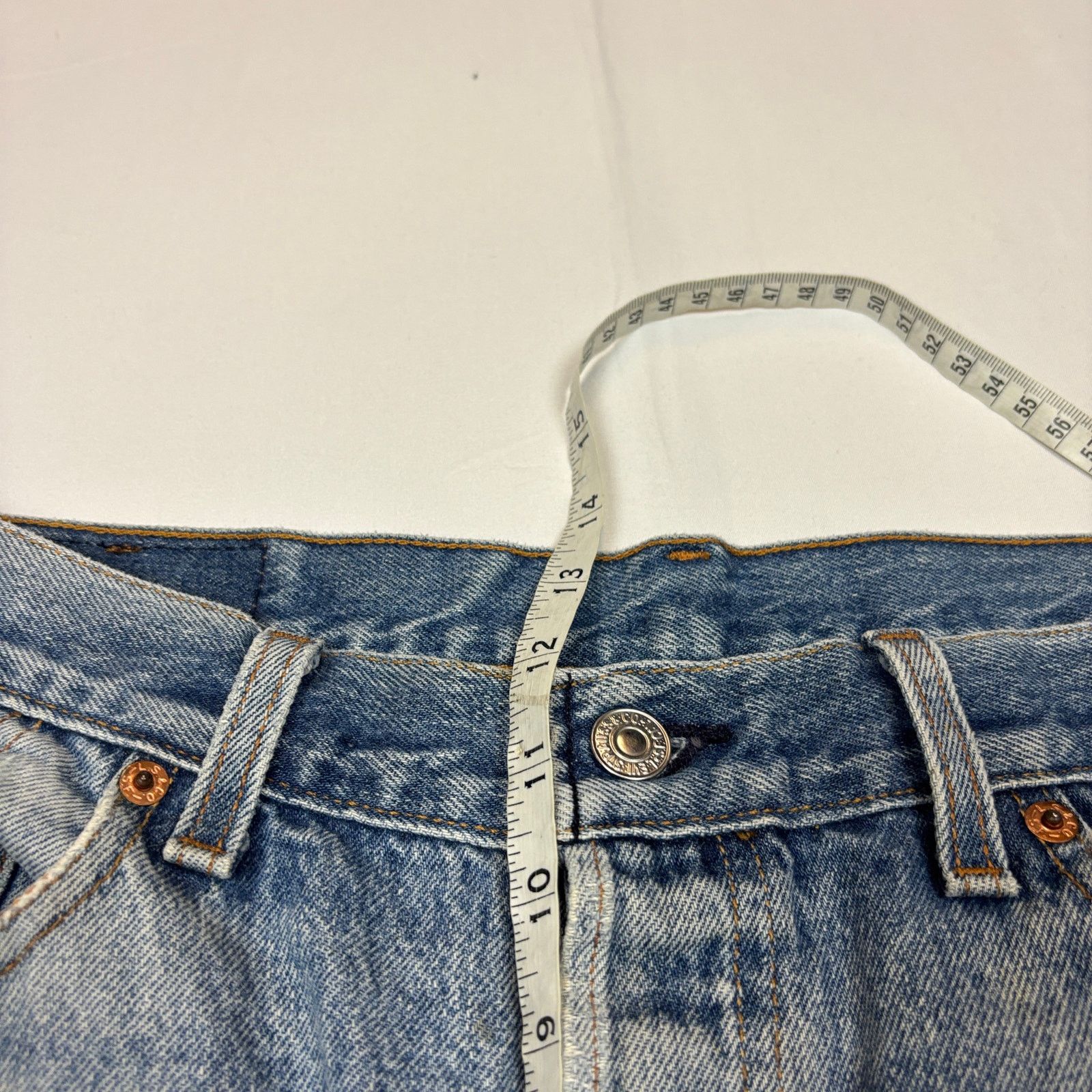 Levi's Vintage 90s Levi's 501 Straight Leg Jeans USA 35x28.5 Size US 35 - 6 Thumbnail