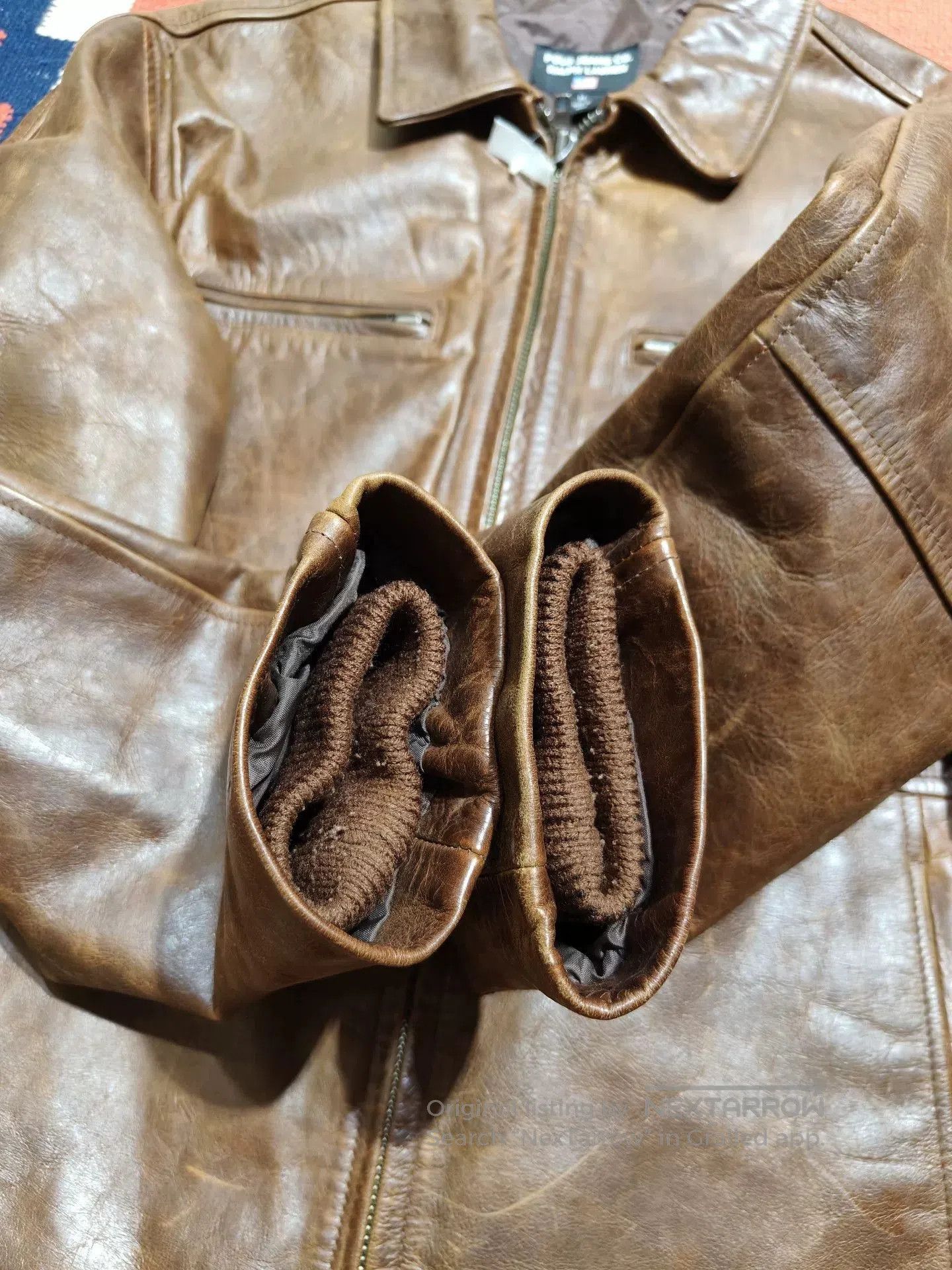 RRL Ralph Lauren Vintage RL Polo Ralph Lauren Leather Jacket. Size US M / EU 48-50 / 2 - 8 Thumbnail
